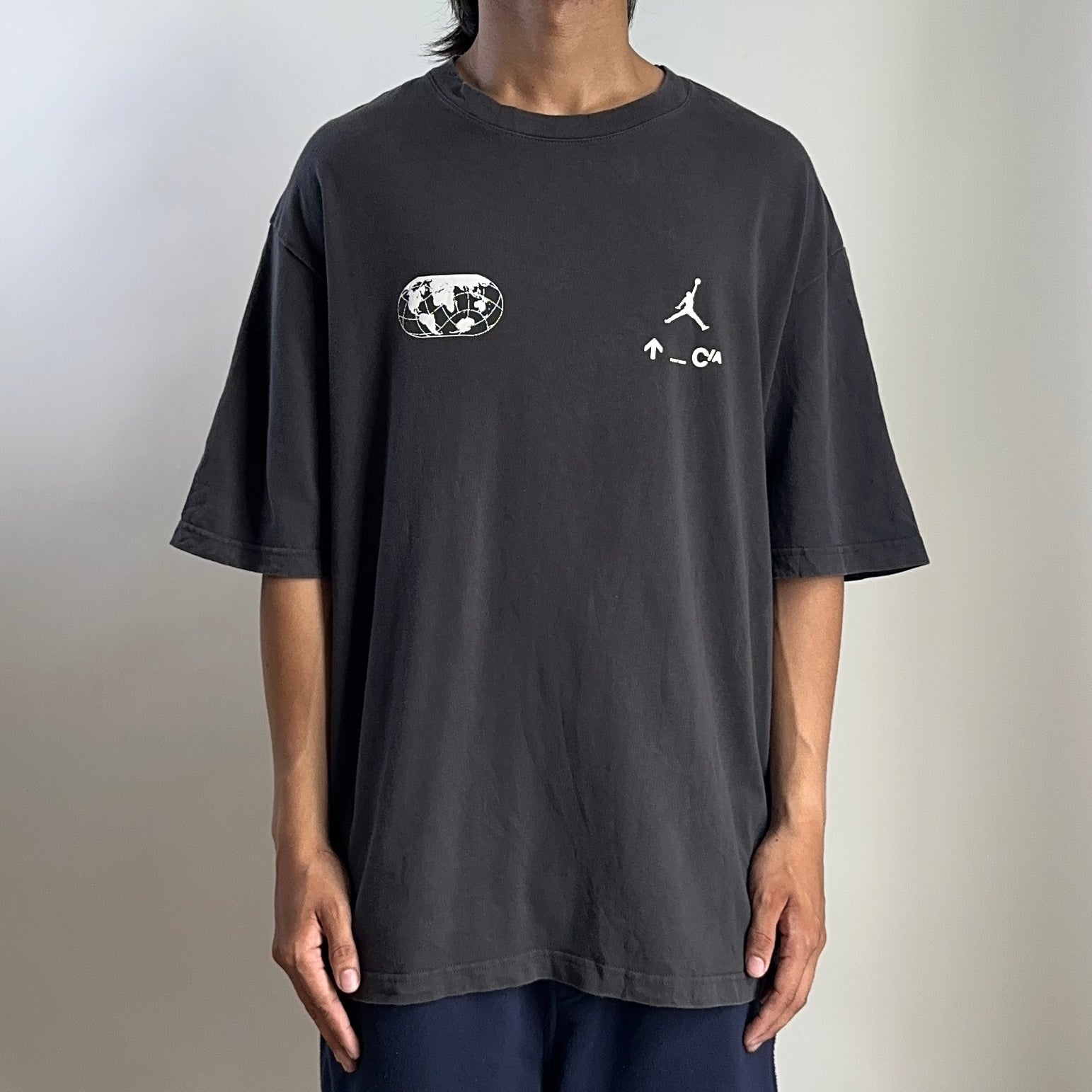 Air Jordan FW22 LogoT T-shirt Dark Gray Size XL