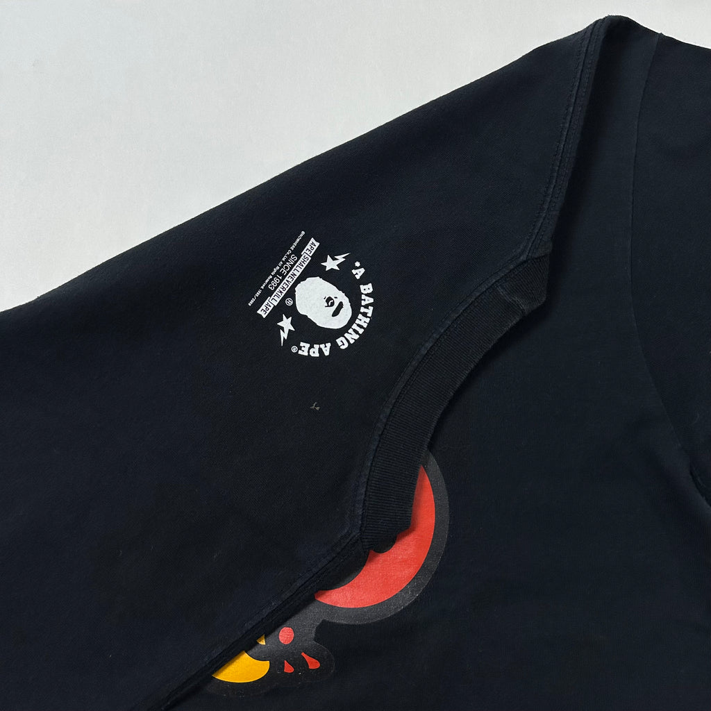 BAPE A Bathing Ape "Baby Milo" T-shirt Black Large