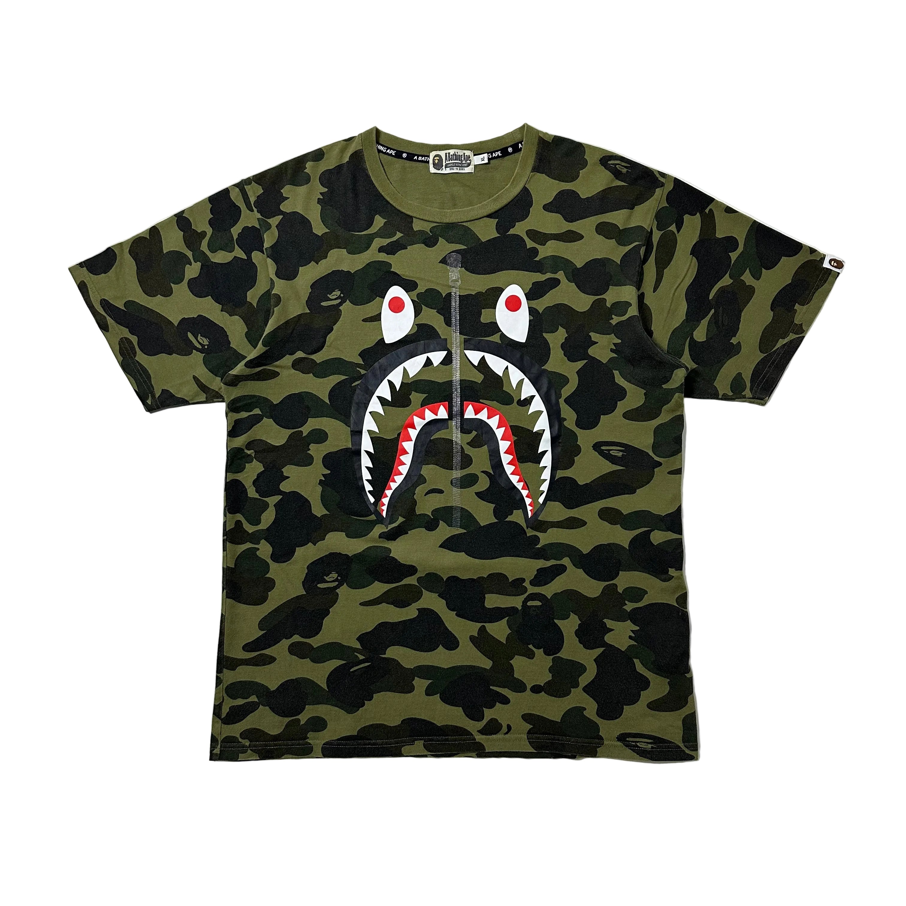 BAPE Shark First Camouflage T-shirt XL