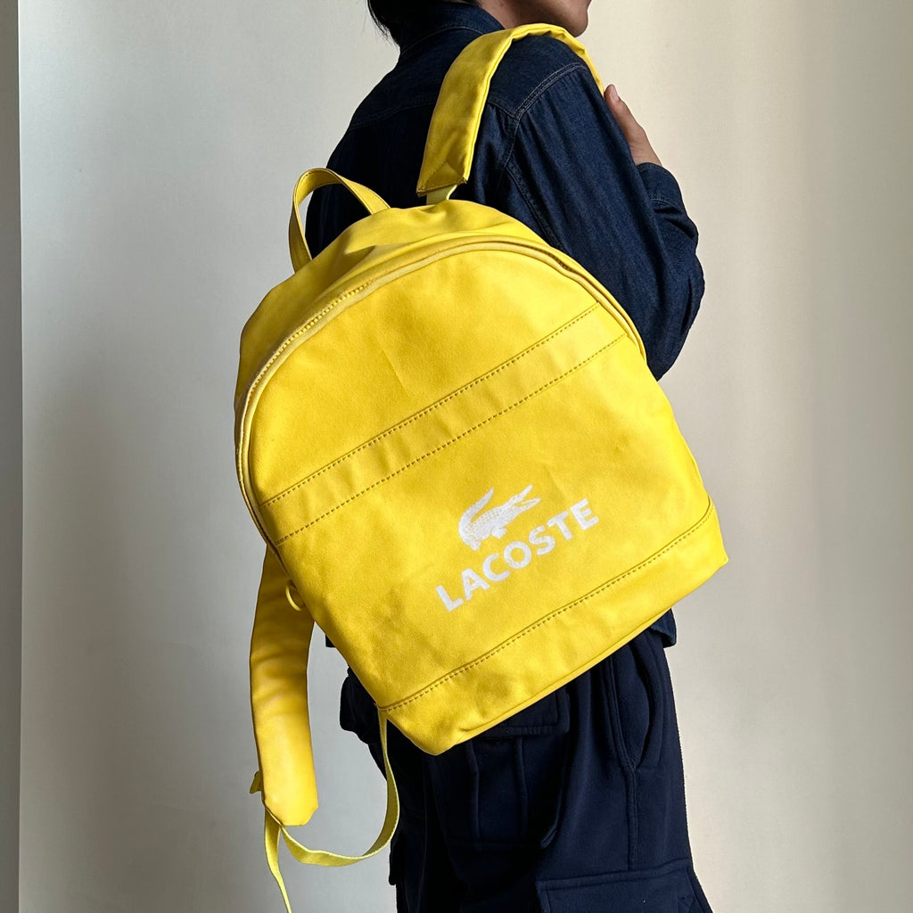 Lacoste Unisex Neocroc BackPack in Yellow