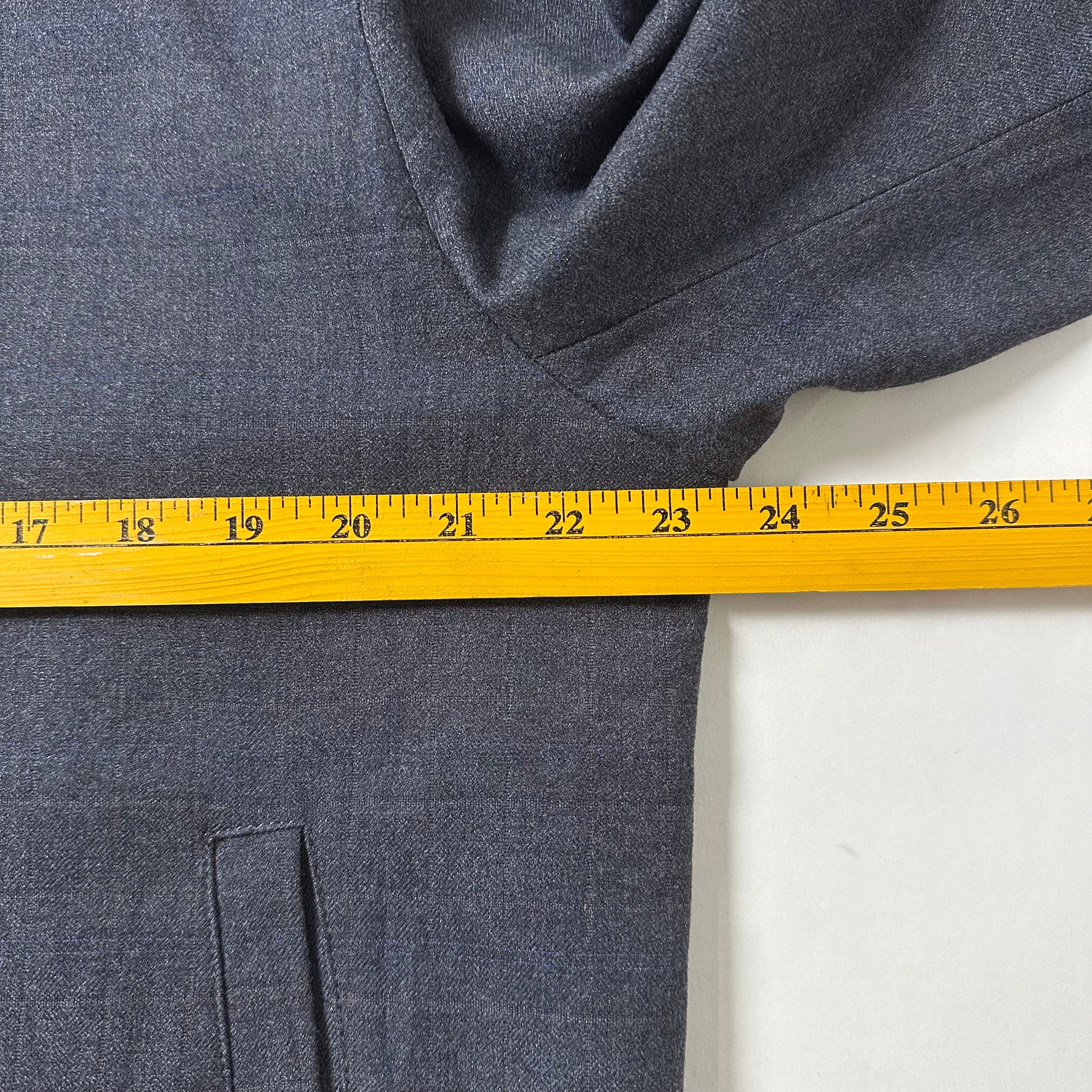 Septwolves Harrington Jacket in Plain Pattern Charcoal Gray (Size Large)