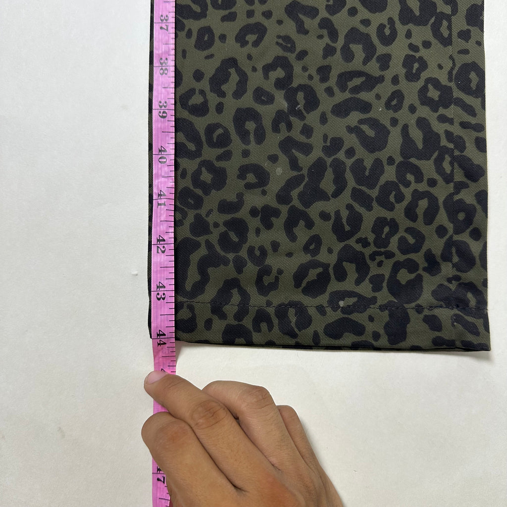 BRAND-NEW Carhartt WIP Johnson Pants “Leopard Pattern” in Dark Olive Green (Size 31-32)