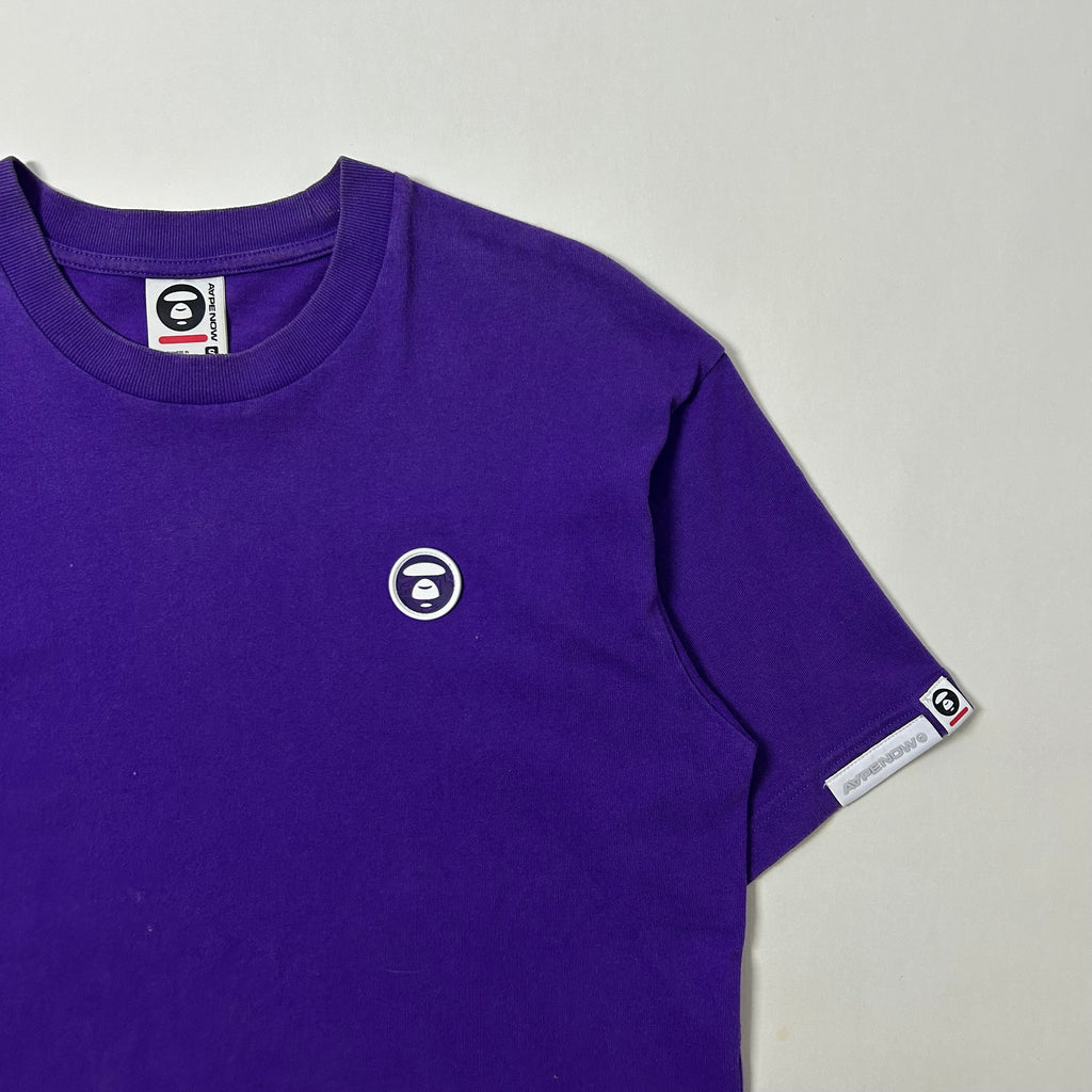 AAPE by A Bathing Ape Now T-shirt in Purple Size Small (Fits Medium)