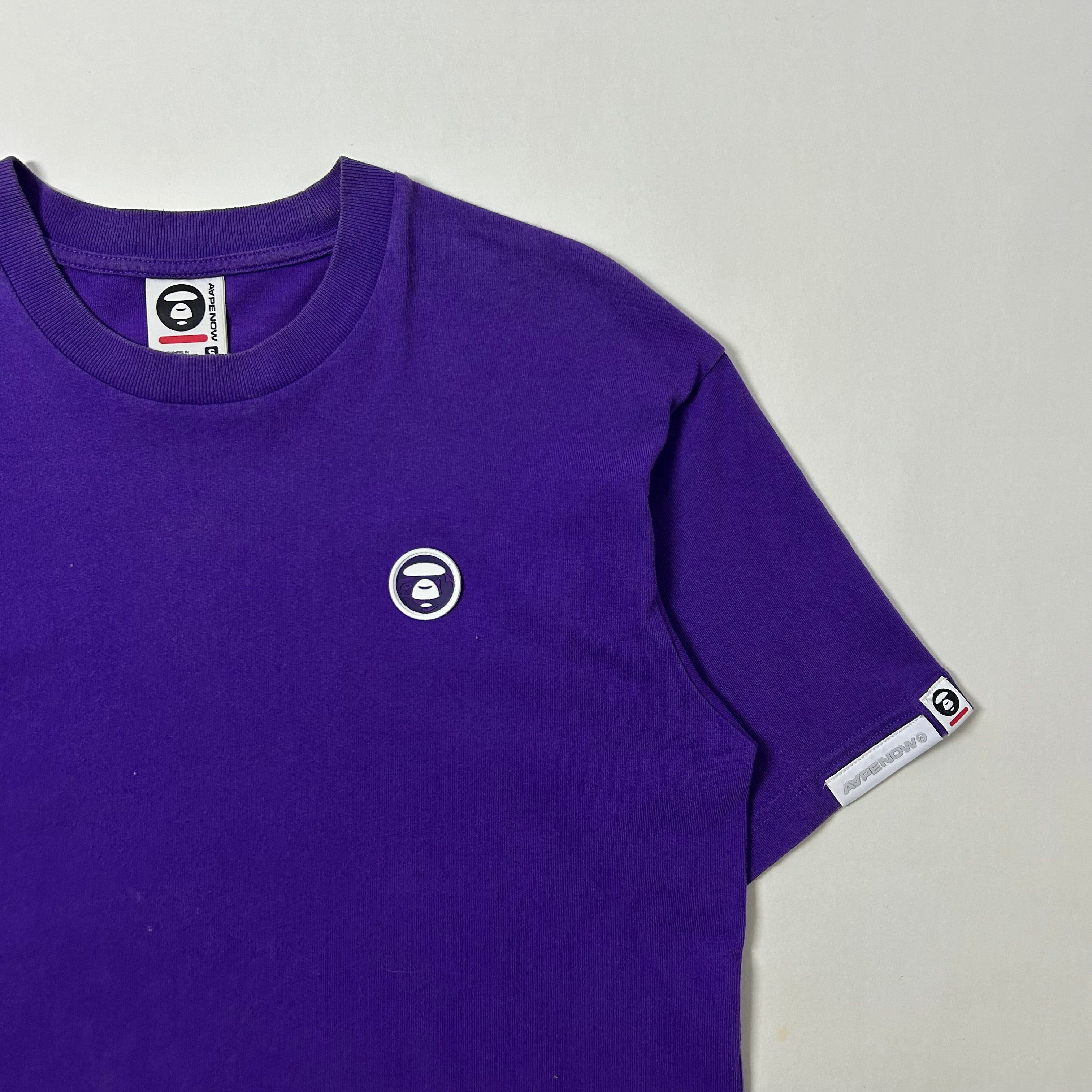 AAPE by A Bathing Ape Now T-shirt in Purple Size Small (Fits Medium)
