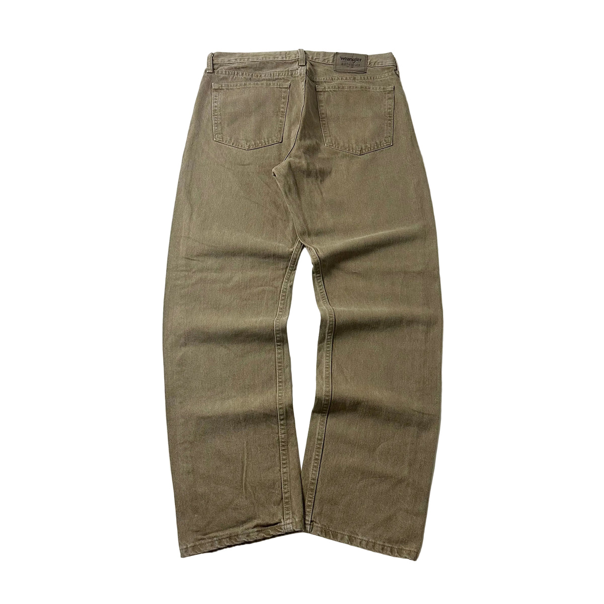 Wrangler Authentics Relaxed Fit Jeans in Khaki (Size 33)