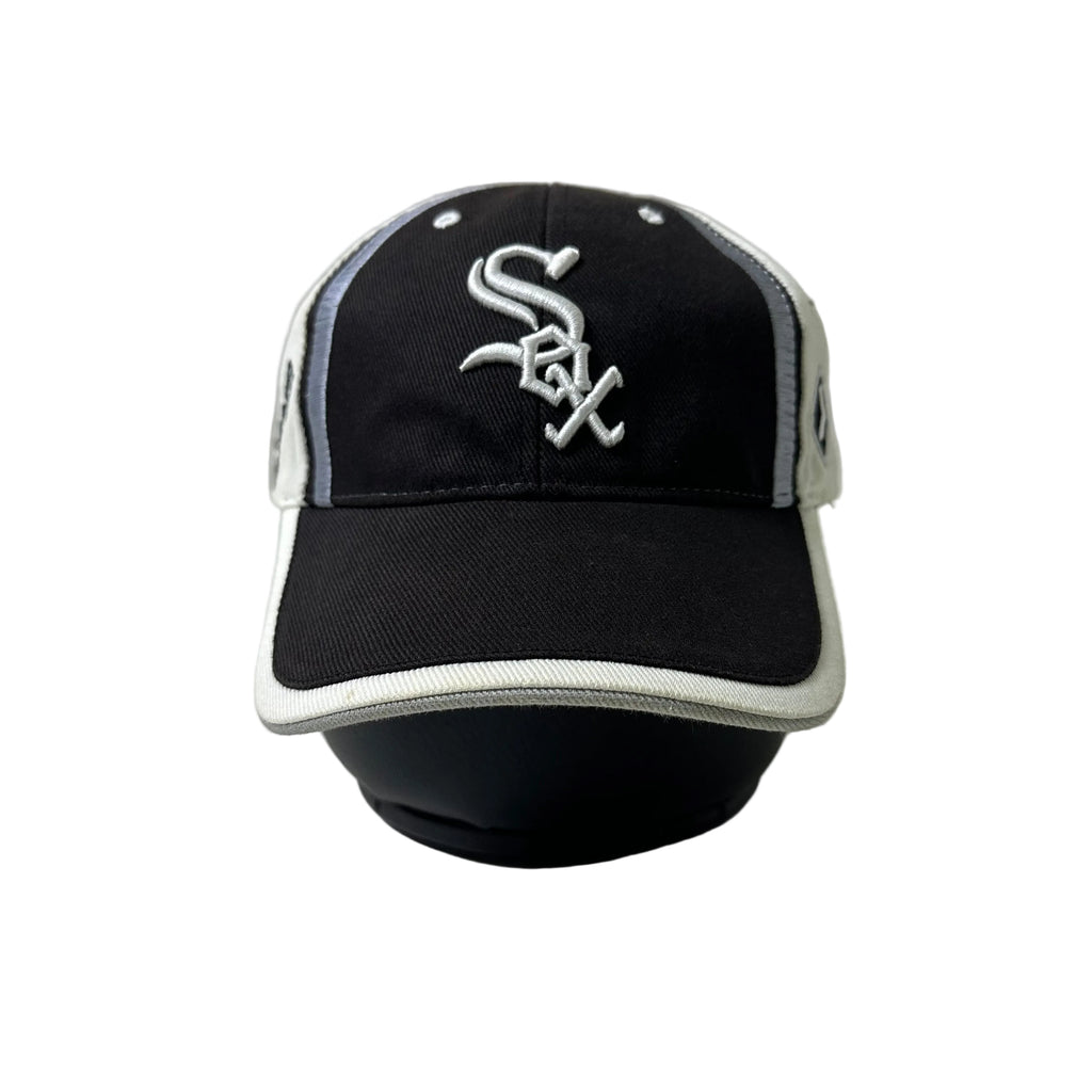 Vintage TEI Chicago White Sox MLB Strapback Cap in Black (One Size)
