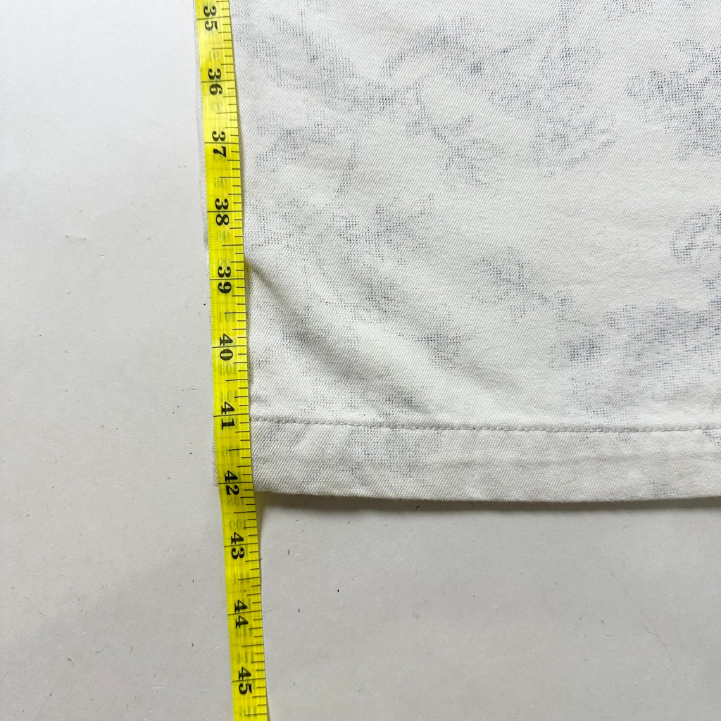 BRAND-NEW Levi’s WellThread Stay Loose Carpenter Pants Big “E” in White abstract indigo wash (Size 34)