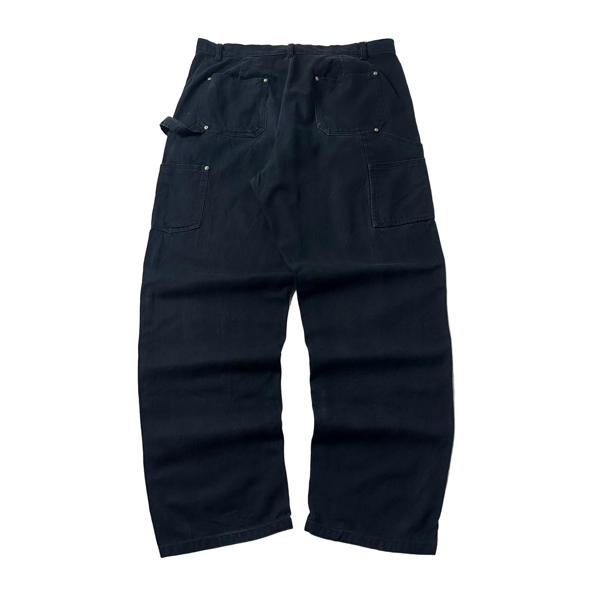 AUTICUP Double Knee Carpenter Pants in Black (Size 34)