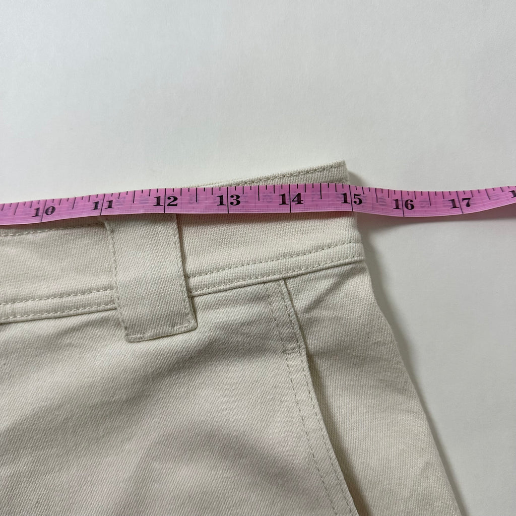 LYNEE Baggy Pants in Off White (Size 30)