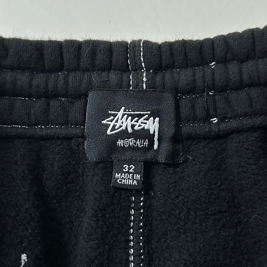 Stussy Sweat Shorts Embroidered Logo in Black (Size 30-38)