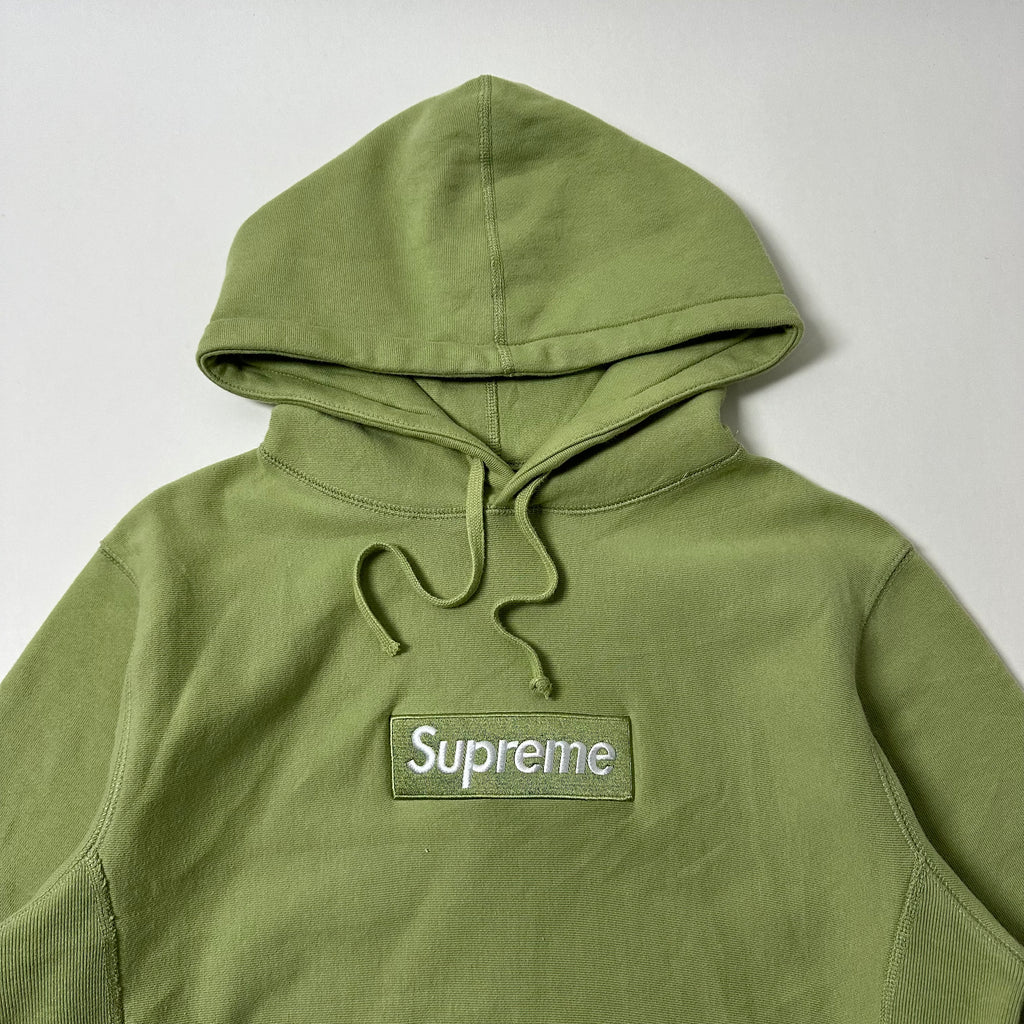 Supreme Box Logo Hoodie Jacket in Pastel Green (Size Medium) OFF only