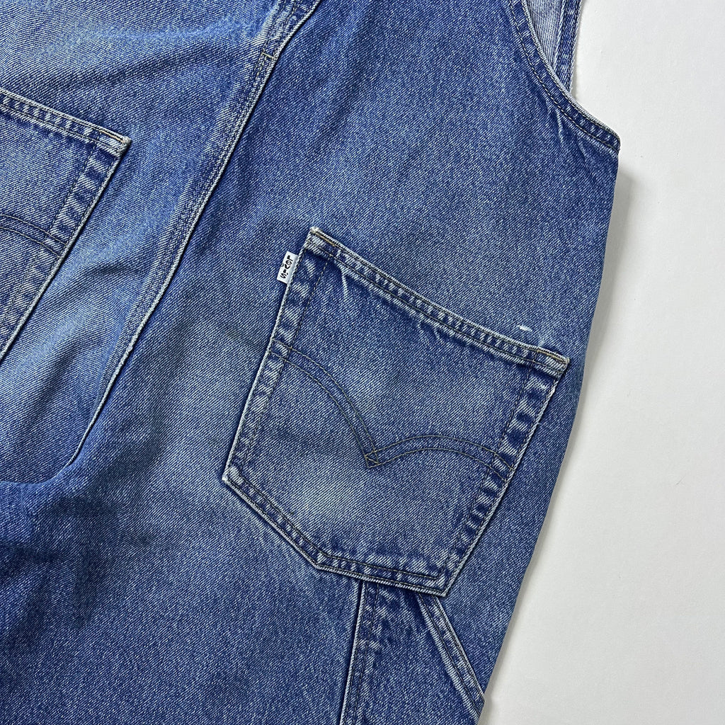 Vintage Levi’s Dungarees Bib Overalls Denim Wash (Size 32-33)