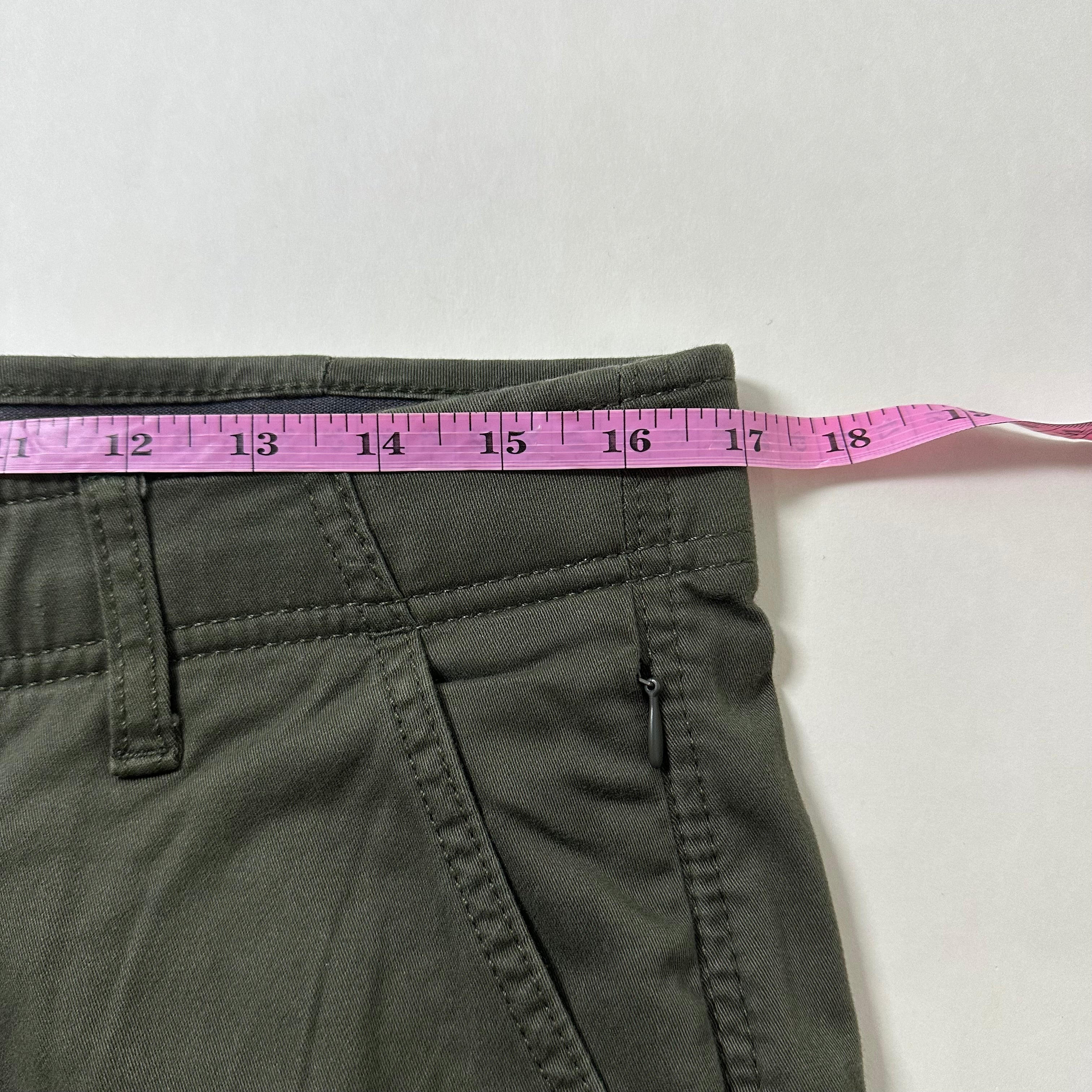LEE Regular Straight Cargo Pants in Olive Green (Size 33-34)
