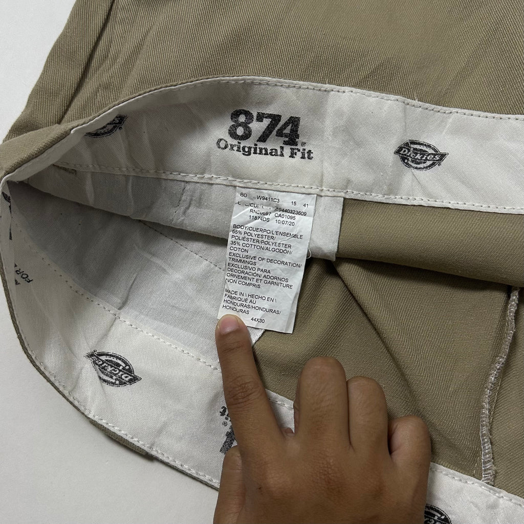 Dickies 874 Original Fit Pants Khaki Size 44