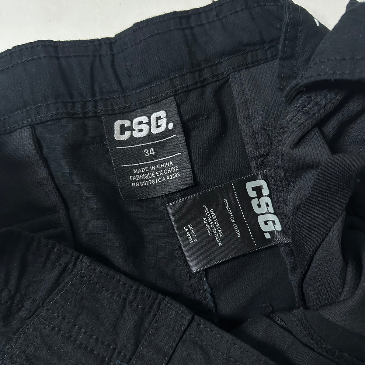 CSG Cargo Shorts in Black (Size 32-34)