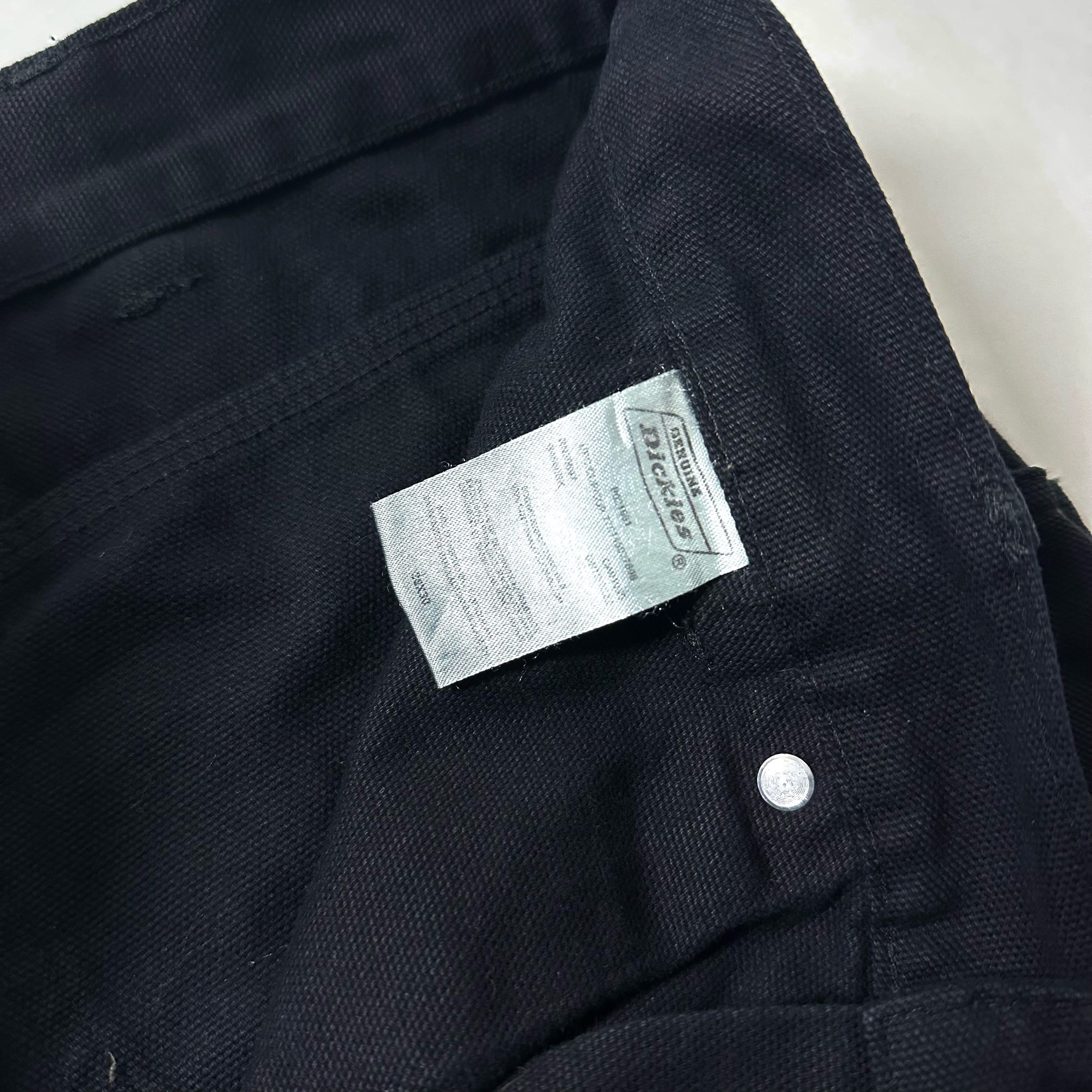 DICKIES Double-Knee Carpenter Pants in Black (Size 36) — SOLD