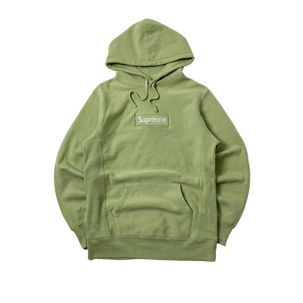 Supreme Box Logo Hoodie Jacket in Pastel Green (Size Medium) OFF only