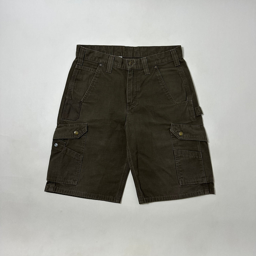 Carhartt Ripstop Cargo Shorts Dark Coffee Size 30