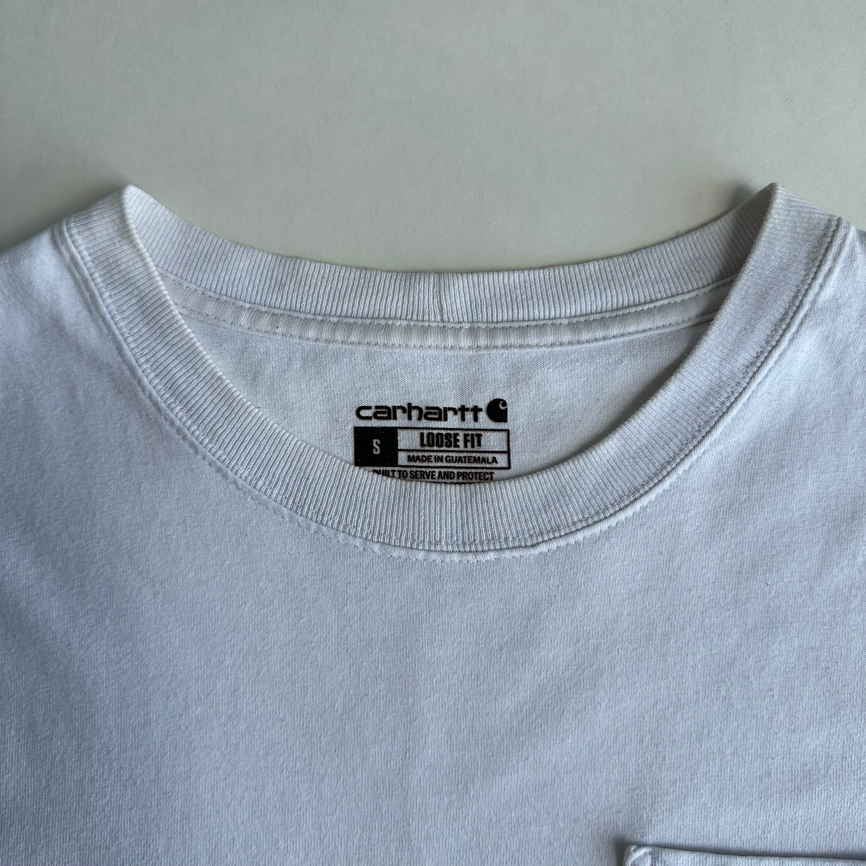 Carhartt K87 Pocket T-shirt White Small - SOLD