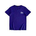 Stussy Basic Logo T-shirt Purple Small