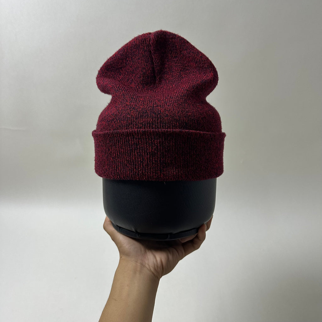 Carhartt Acrylic Knit Beanie Hat in Marled Red and Navy (One Size)