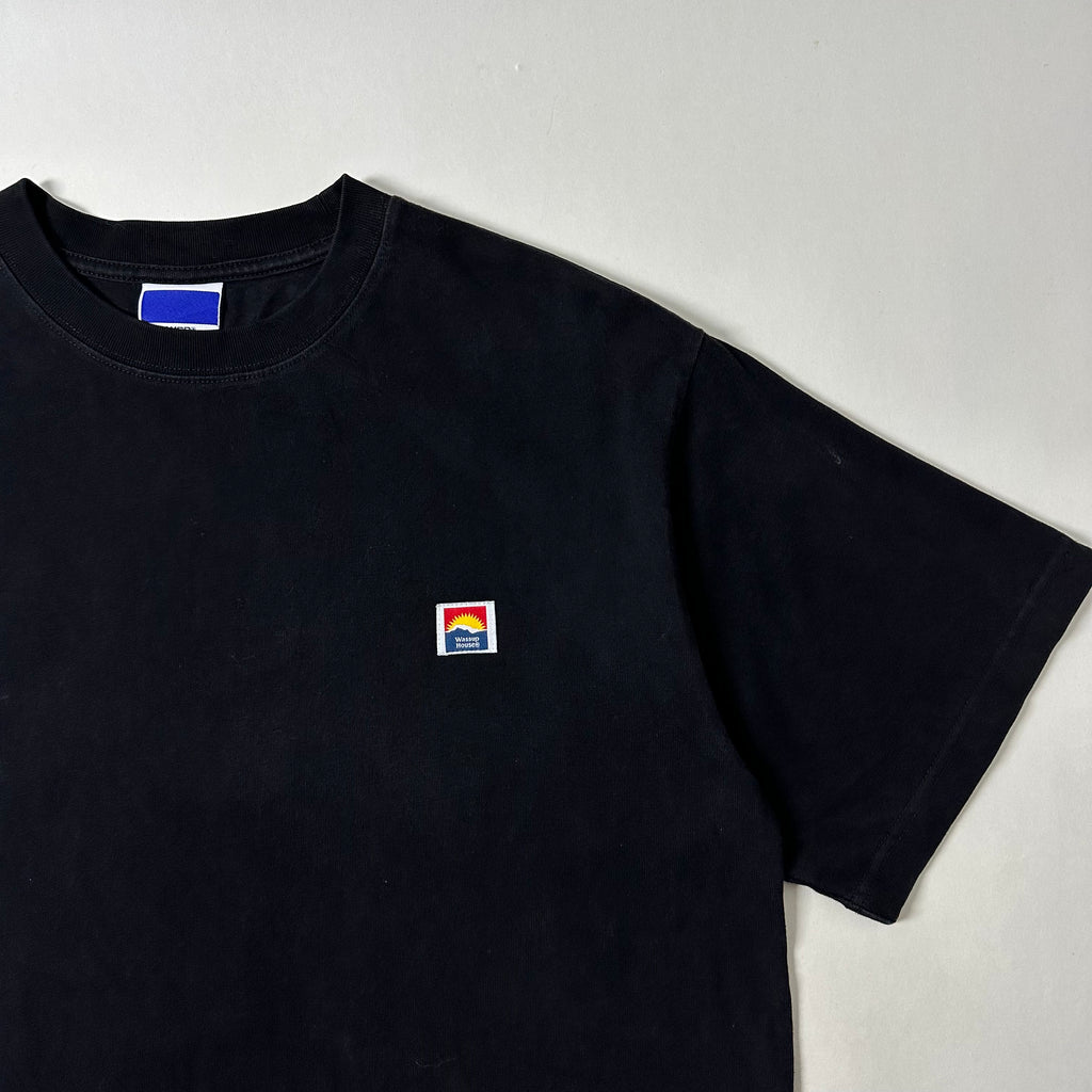 Wassup House Setting Sun T-Shirt in Black Size Medium (Fits Large) — SOLD