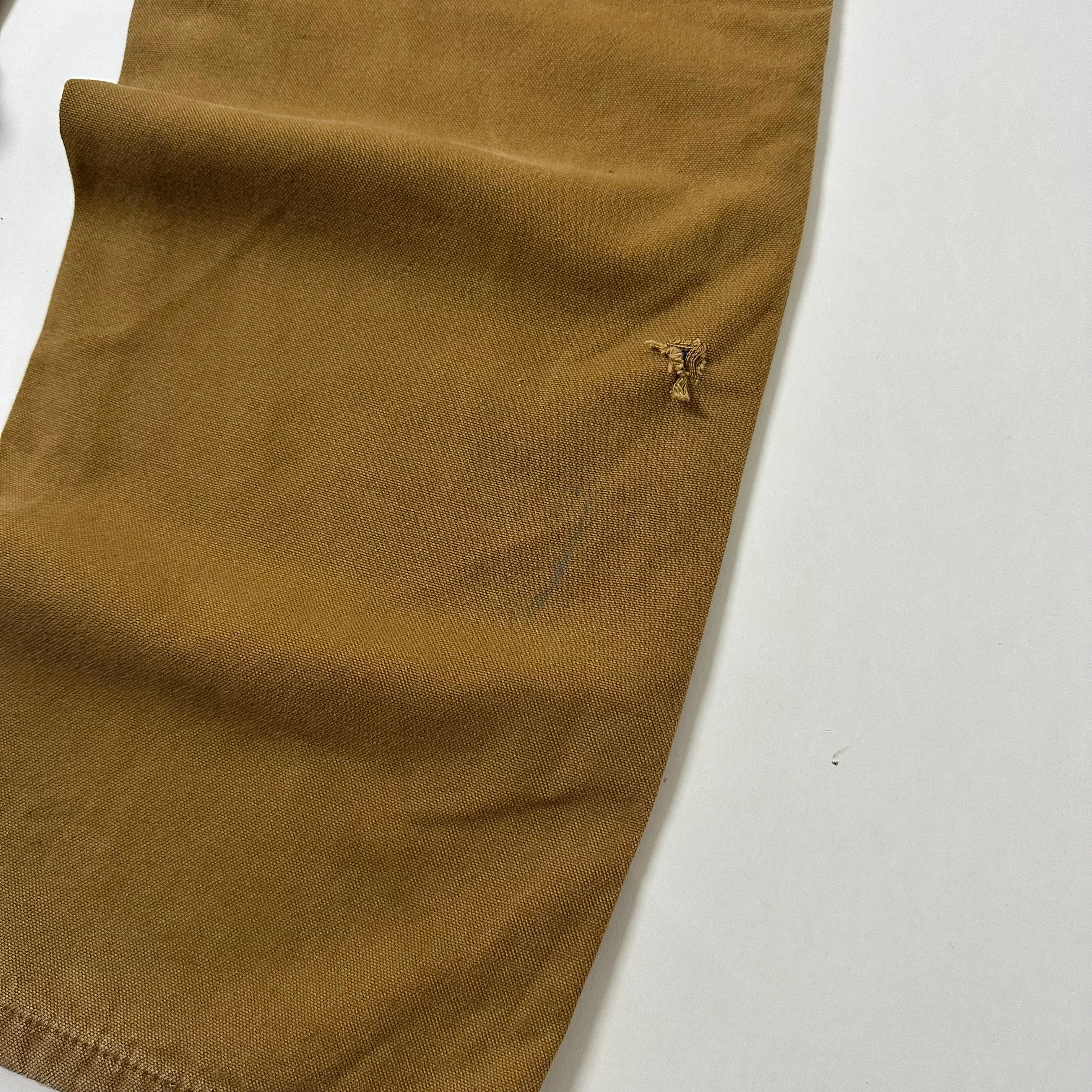 Carhartt Carpenter Pants Flannel-lined in Duck Brown (Size 28-29)