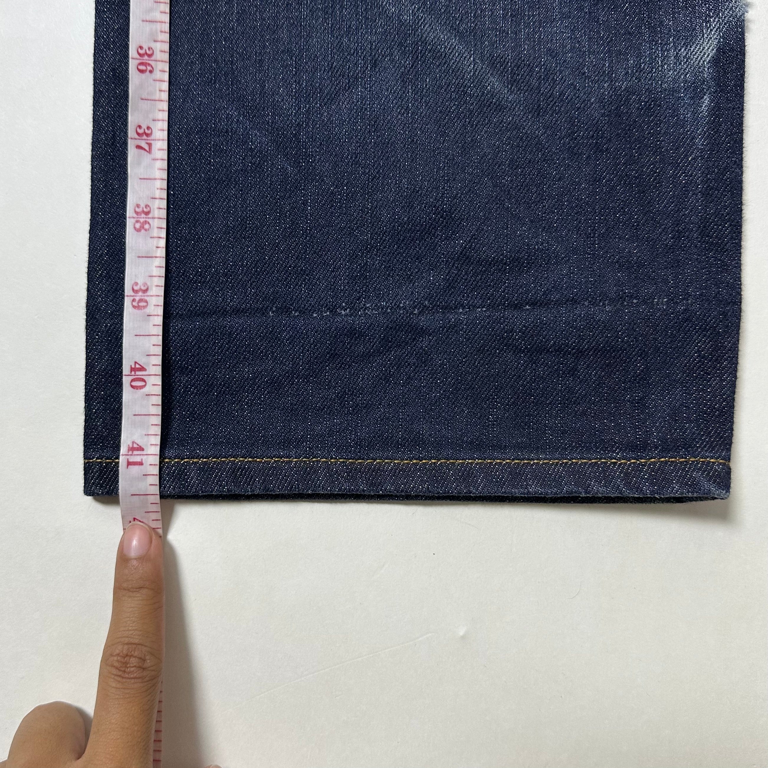 Evisu Big Daicock Mechanical Motif Selvedge Denim Size 30-32