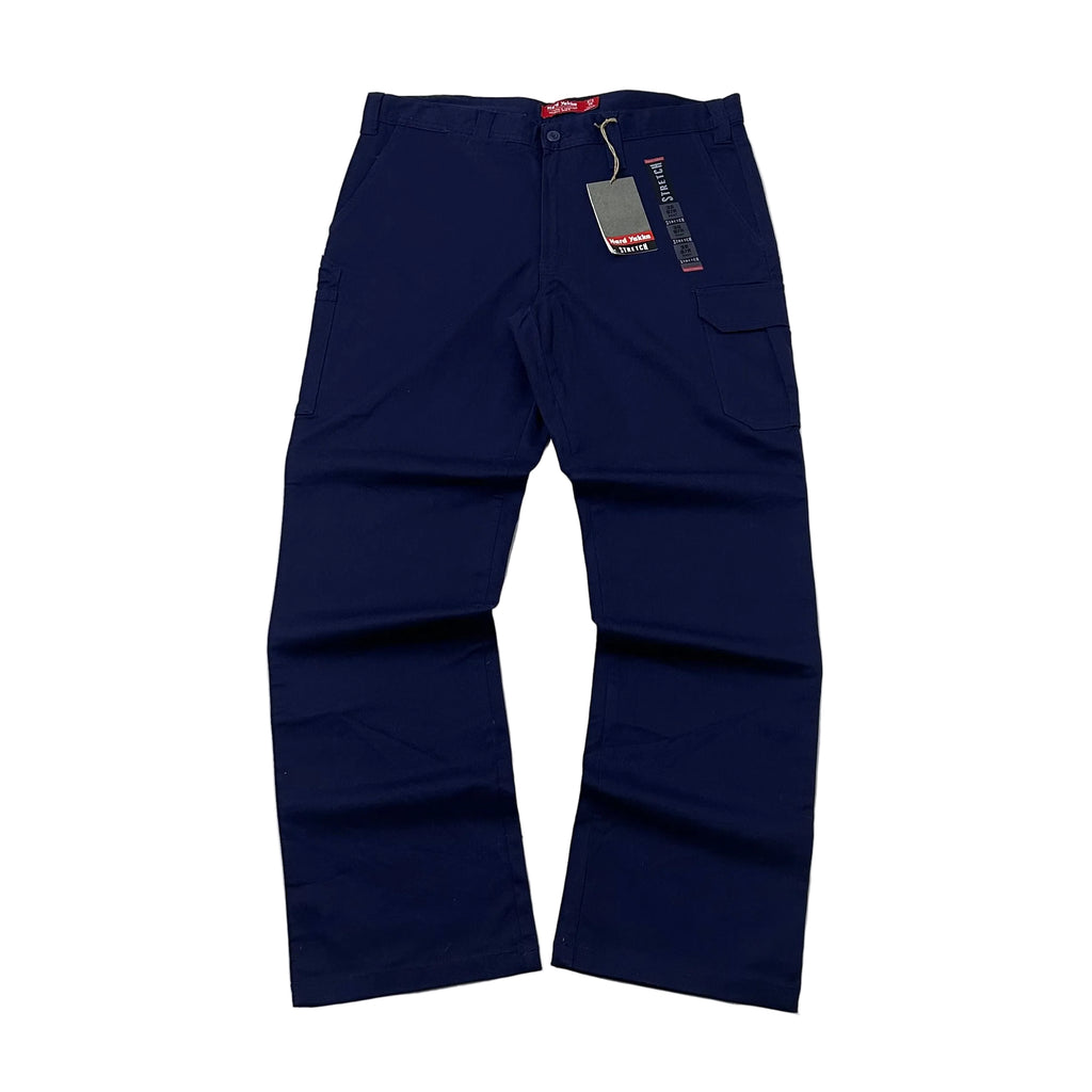 BRAND NEW Hard Yakka Cargo Work Stretch Pants in Navy (Size 38)