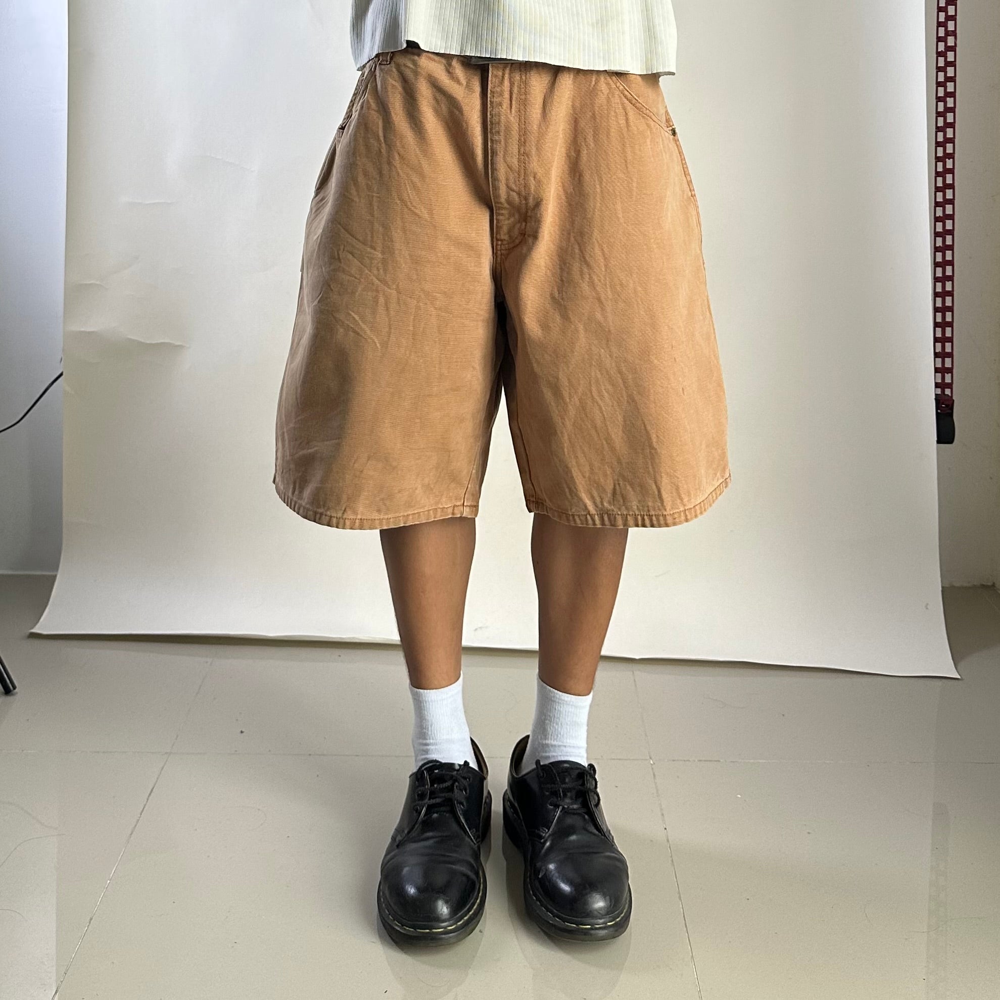 BIG SMITH Carpenter Jorts in Brown (Size 40)