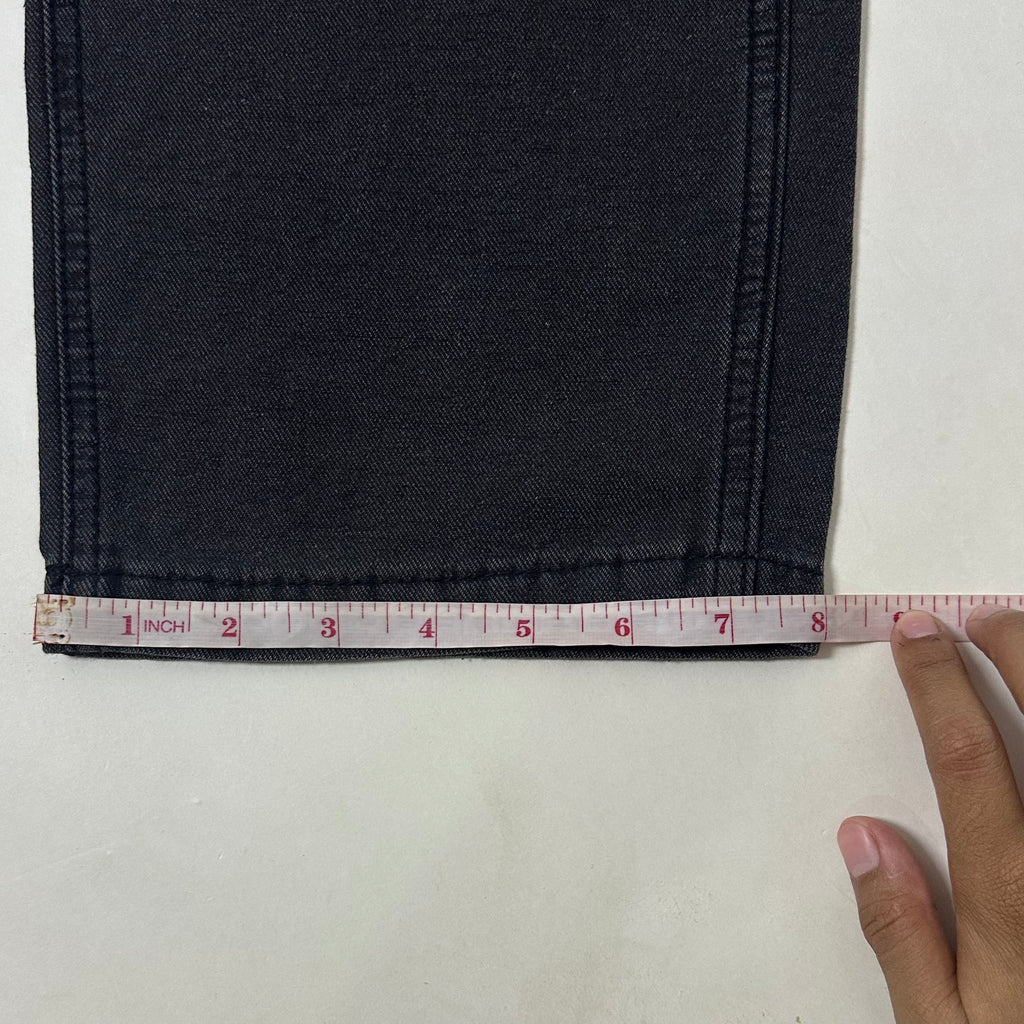 SMOKING-LIFE Cargo Pants in Acid Wash Black Size (32-33)