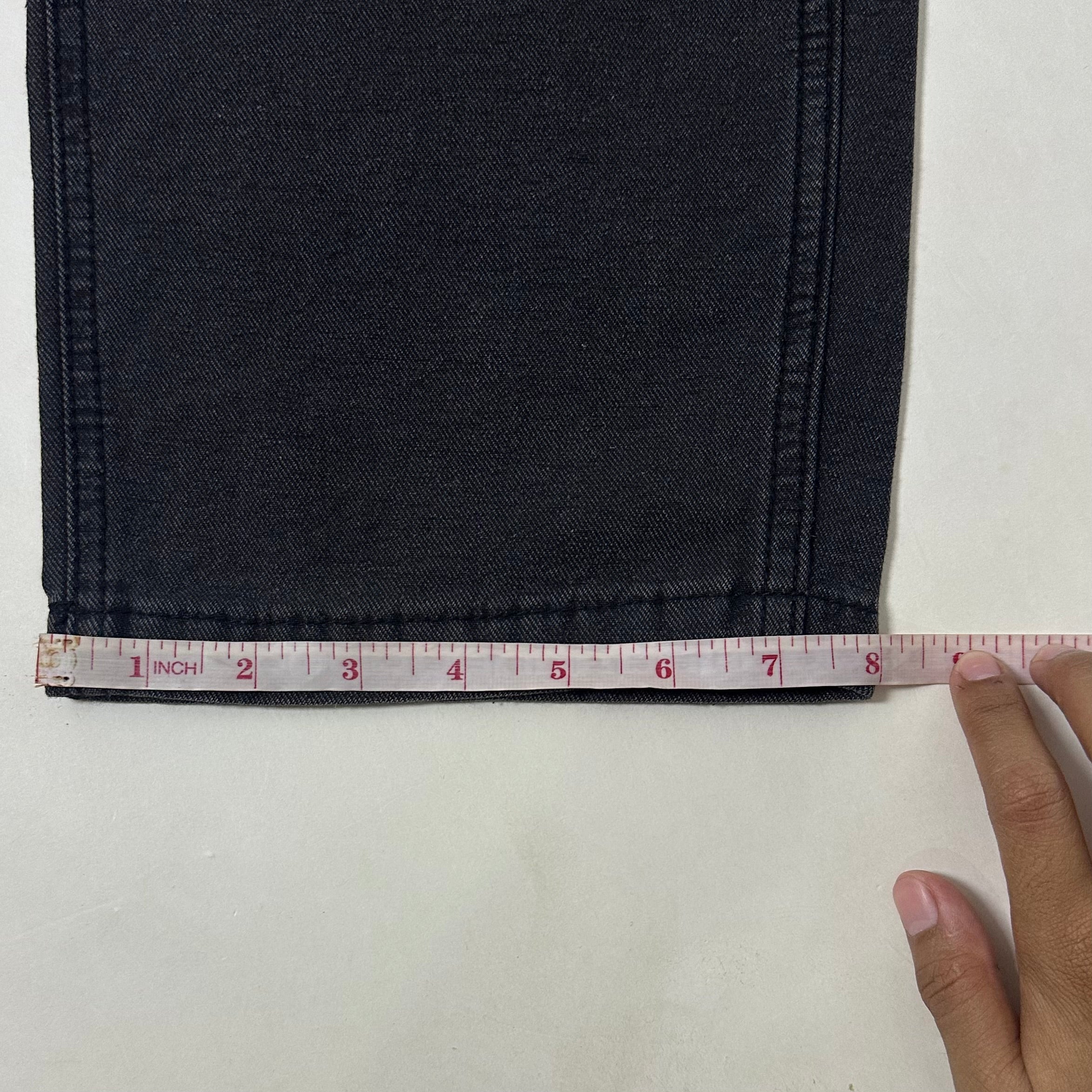 SMOKING-LIFE Cargo Pants in Acid Wash Black Size (32-33)