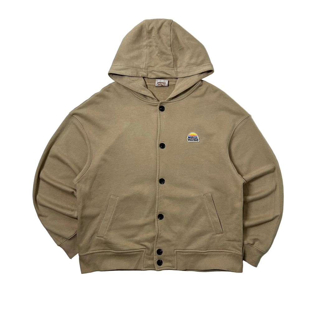 Most Wanted Hoodie Jacket Beige (Size Large) - SOLD