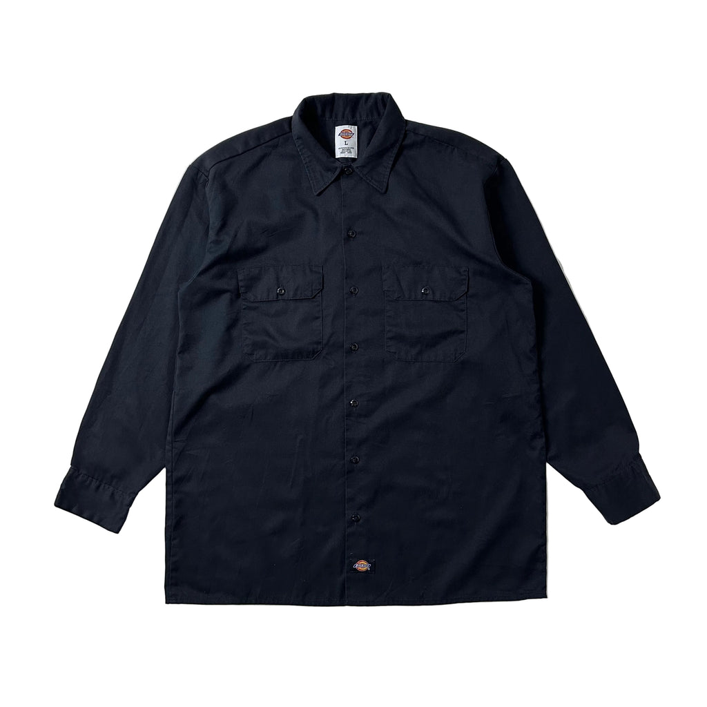 DICKIES Relaxed Fit Long sleeve Shirt in Black (Size Large)
