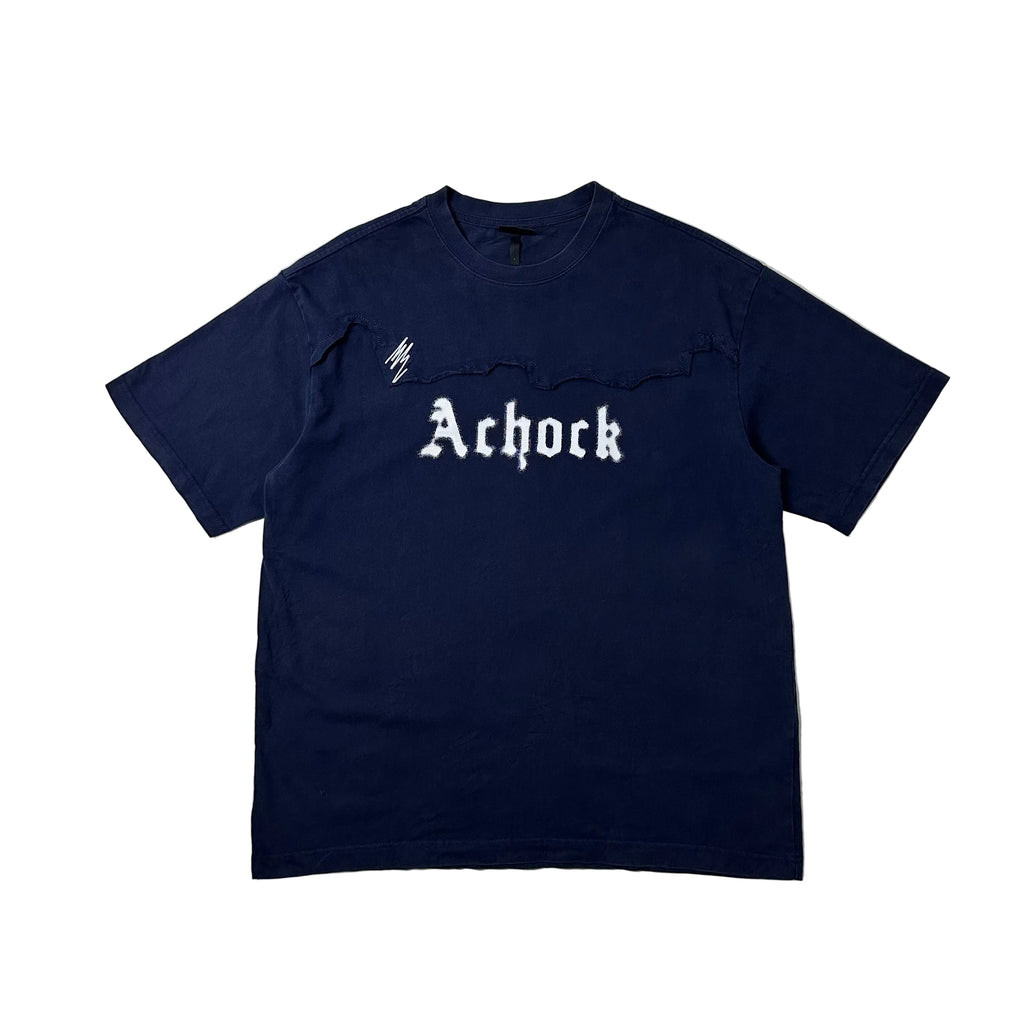 A Chock Oversized T-Shirt in Navy Blue (Size Large)