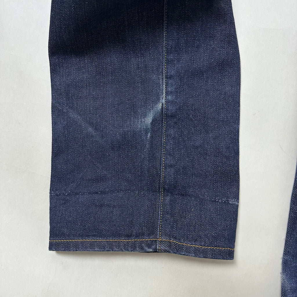 Evisu Big Daicock Mechanical Motif Selvedge Denim Size 30-32