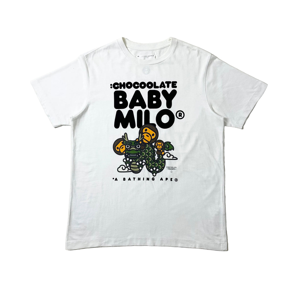 Baby Milo by Chocoolate T-Shirt in White Size Small (Fits Medium)