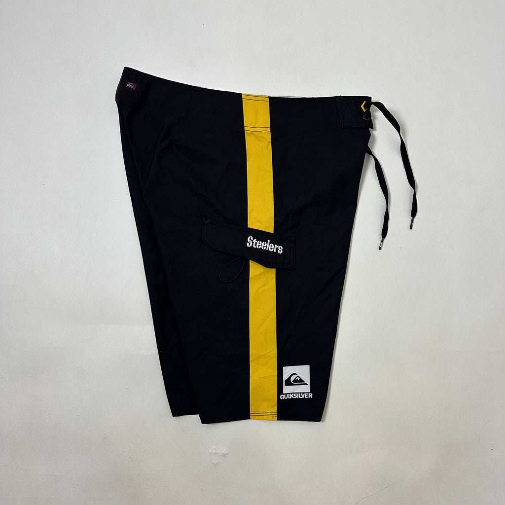Quicksilver x Pittsburgh Steelers Board Shorts Black (Size 31-33)