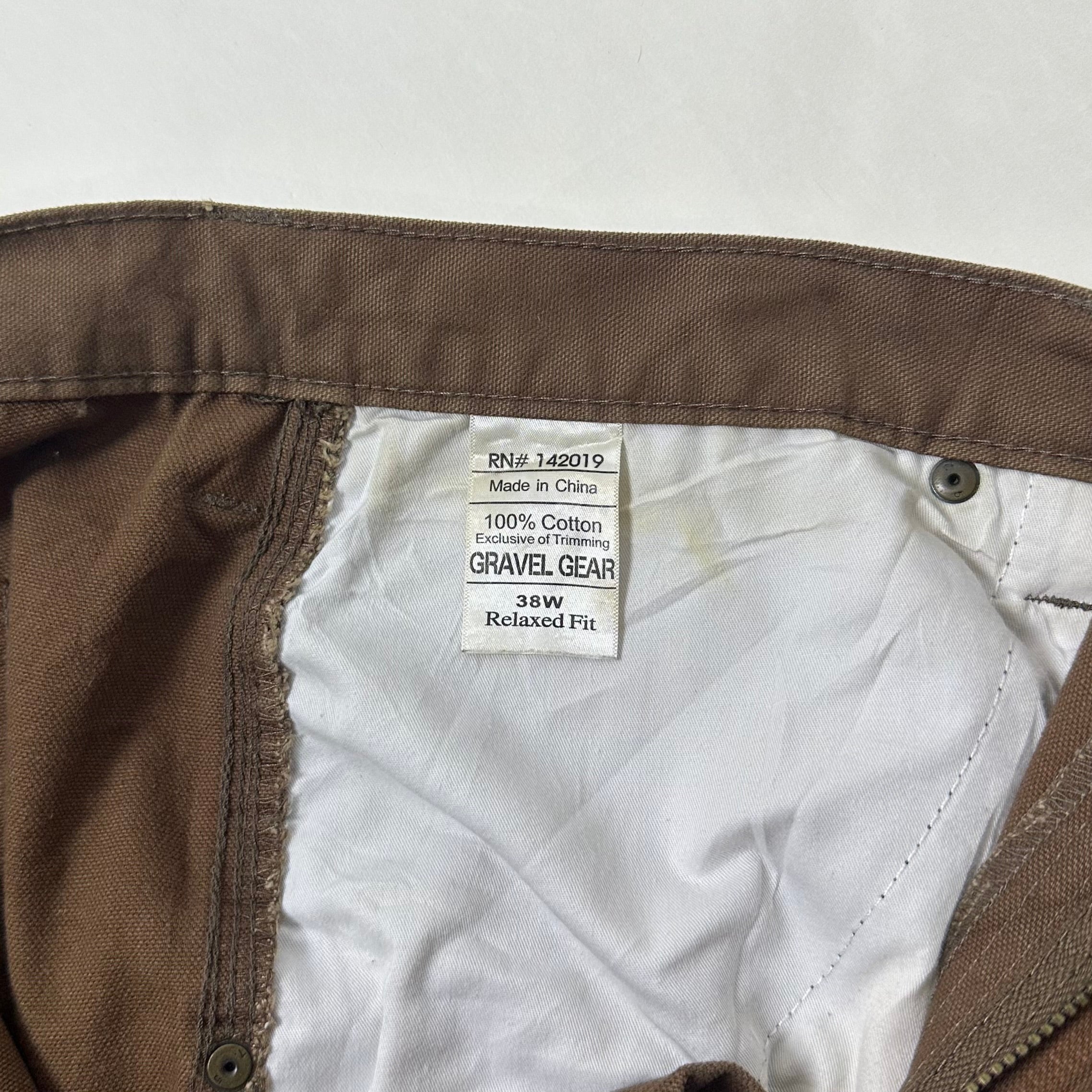 Gravel Gear Carpenter Shorts Brown Size 38
