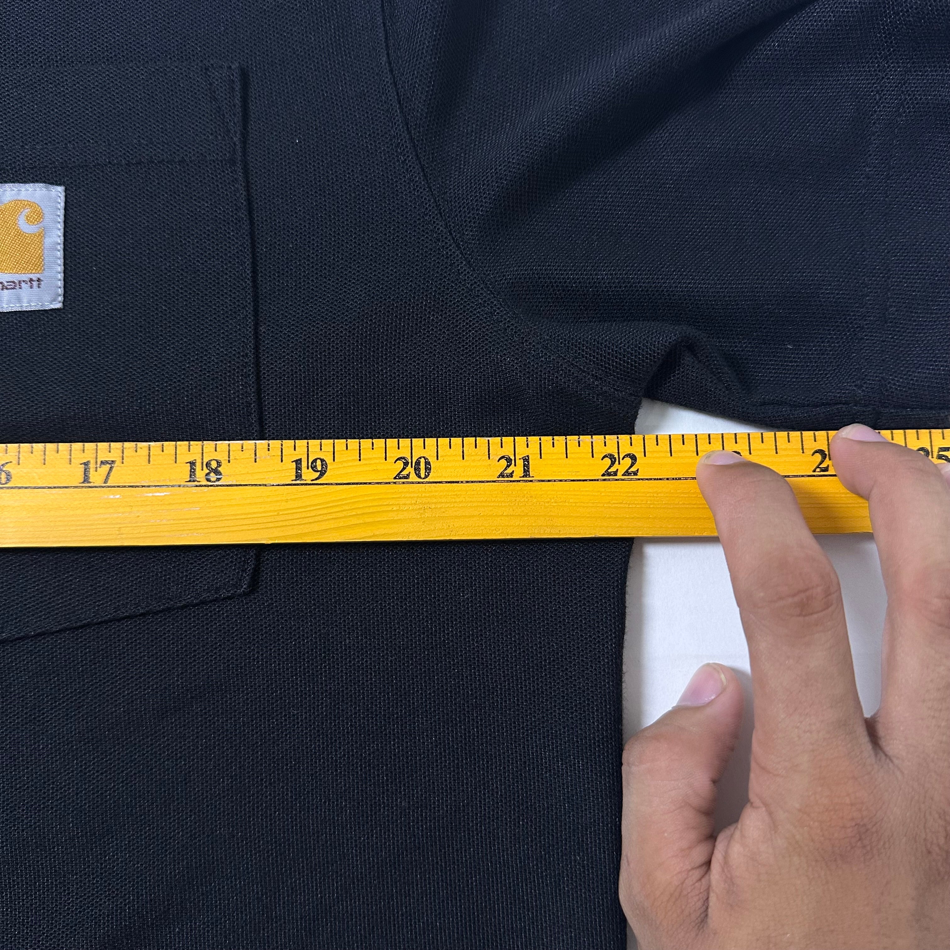 Carhartt Original Fit Polo Shirt in Black Size Medium (Fits Large)