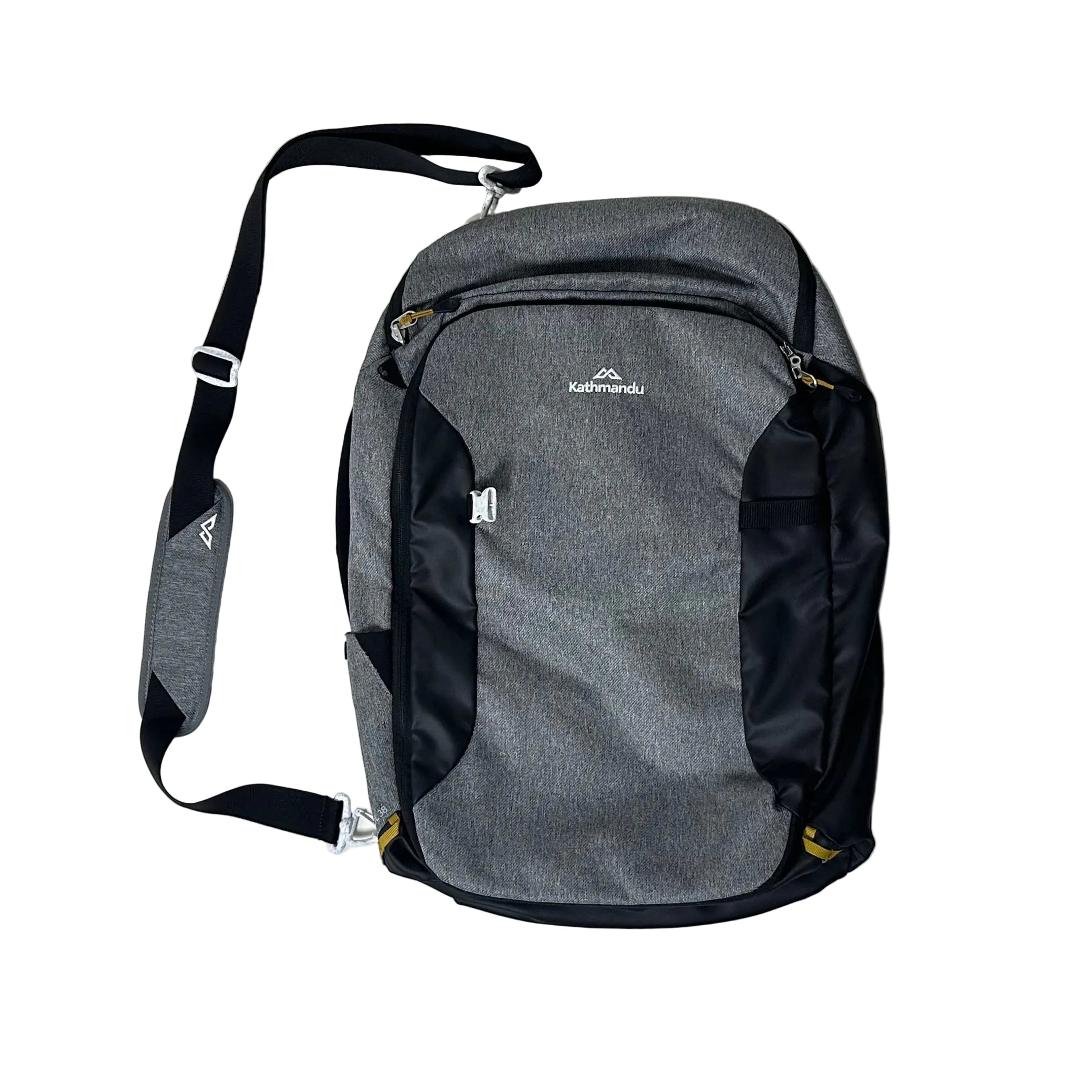 Kathmandu Litehaul 38L Carry-On Cabin Sized Travel Pack Shoulder Bag Backpack Med Grey 38LTR