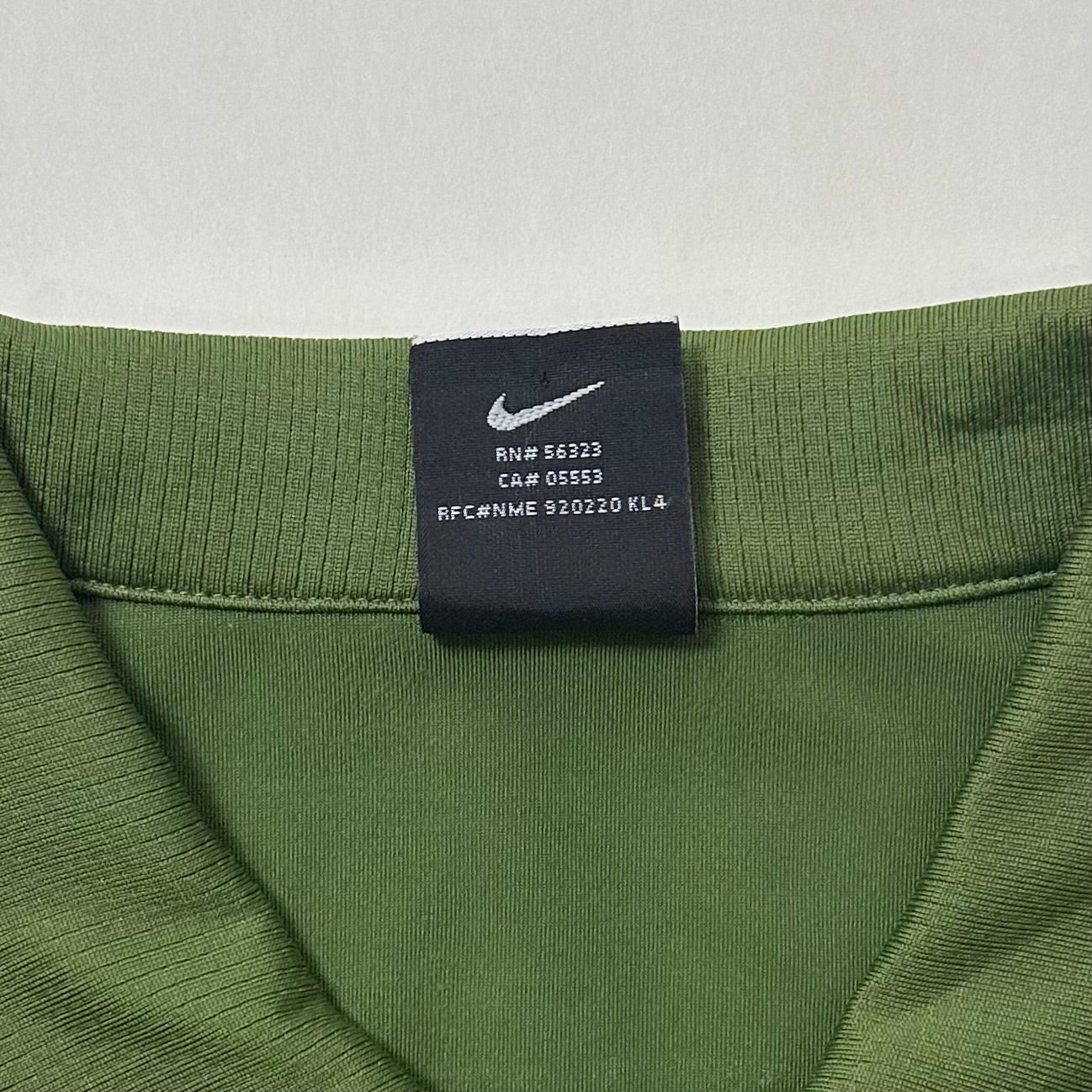 Nike Golf Sphere Dry Polo T-shirt Center Swoosh in Green (Size Large)