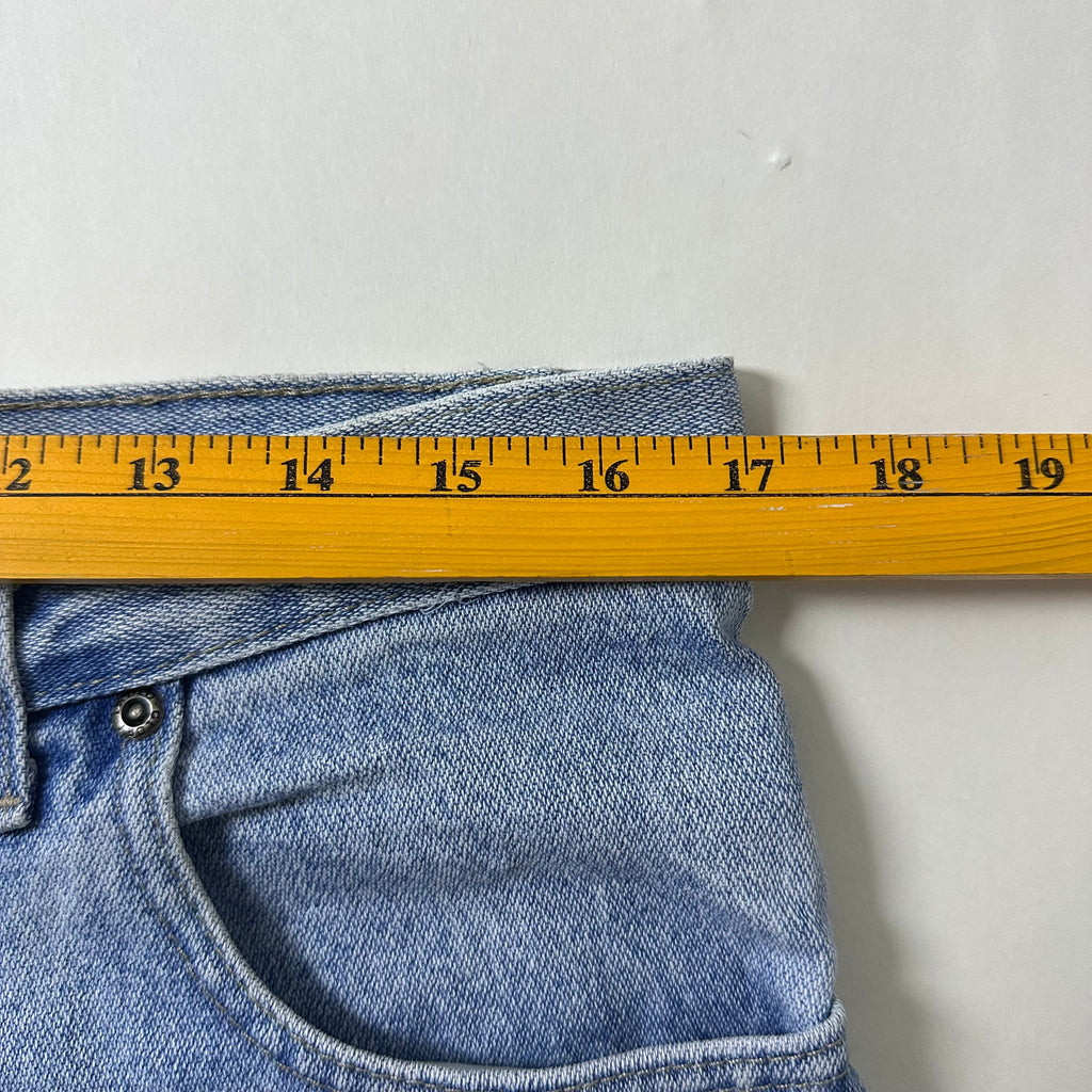 Faded Glory Denim Jorts in Light Wash Blue (Size 34)