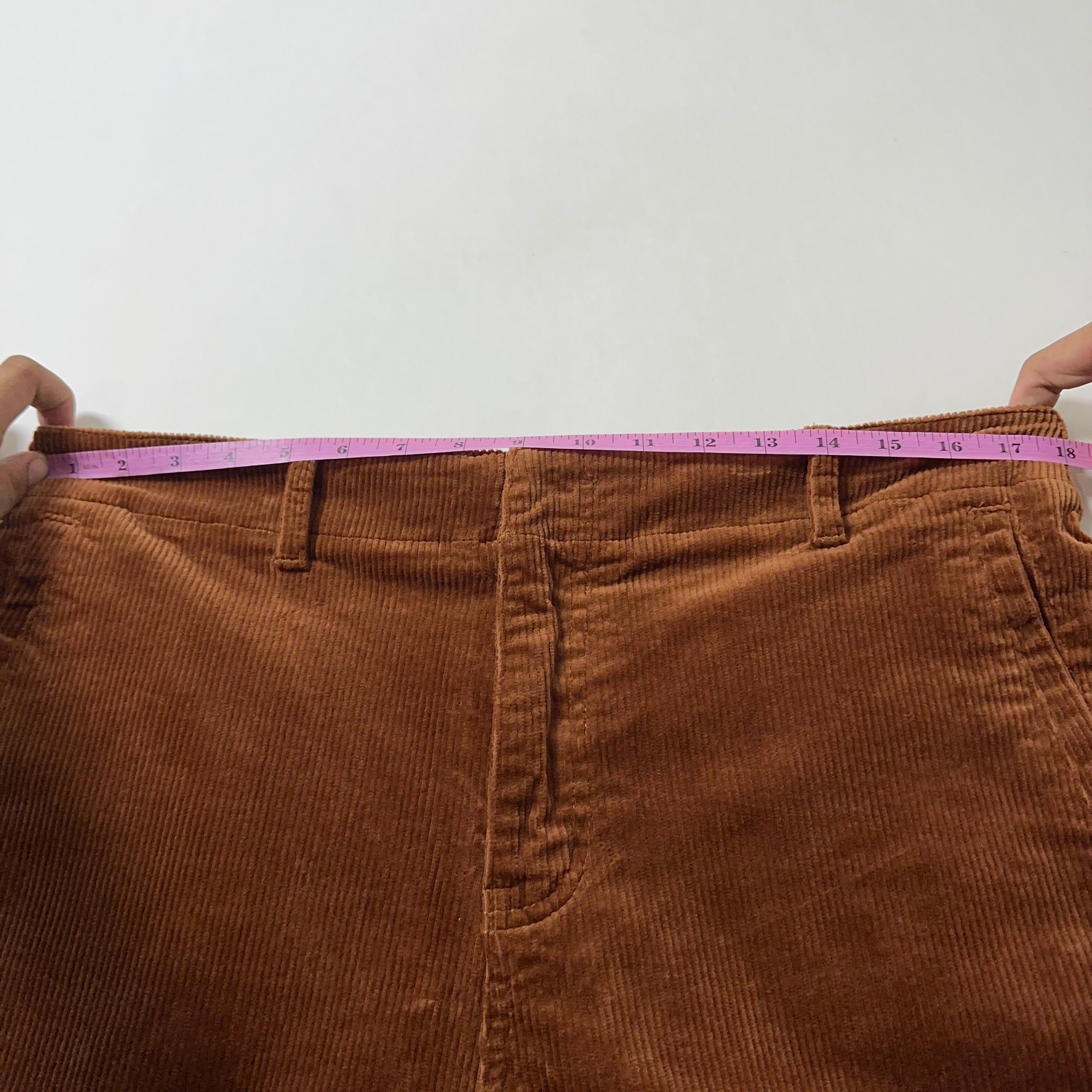 BRAND-NEW Urbanic London Lush Corduroy Carpenter Baggy Pants in Reddish Brown (Size 32-36)