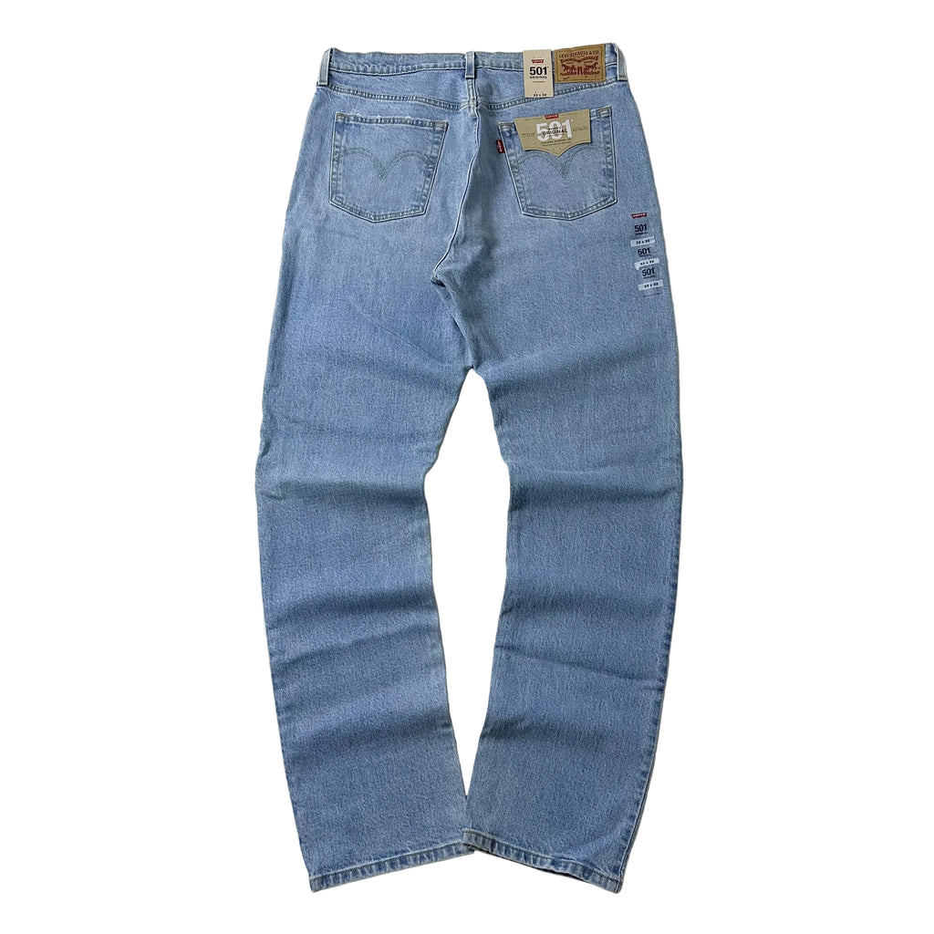 BRAND-NEW Levi’s 501 Women’s High Rise Straight Leg Jeans in Light Wash Blue (Size 33)