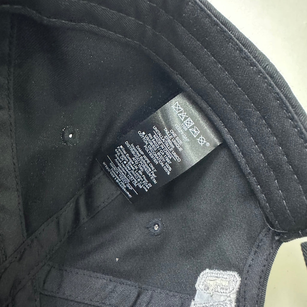 Yeezy Gap Embroidered Flame Cap in Black One Size (OFF Only)