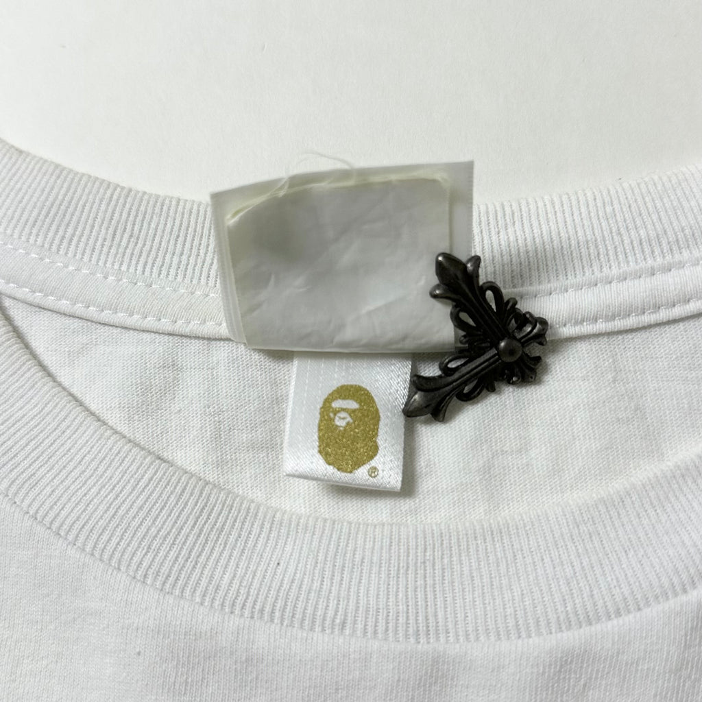 BAPE Shark T-Shirt in White (Size Medium)