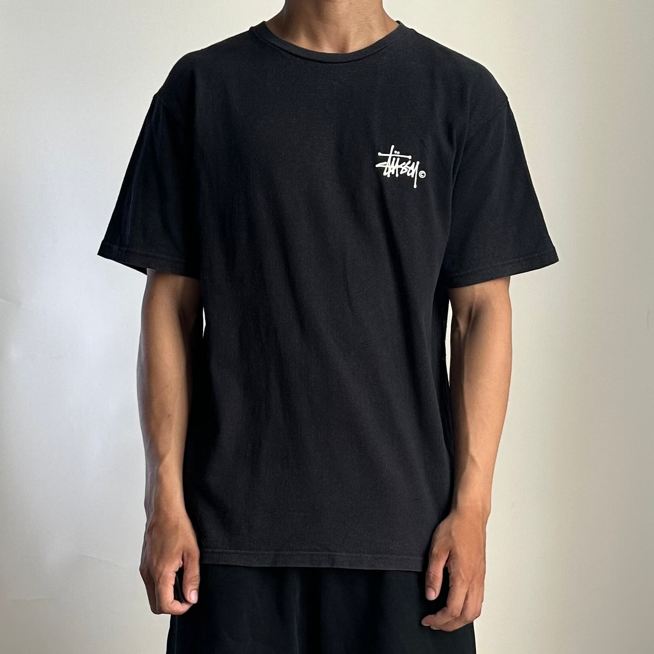 Stussy Basic Logo T-Shirt in Black (Size Medium)