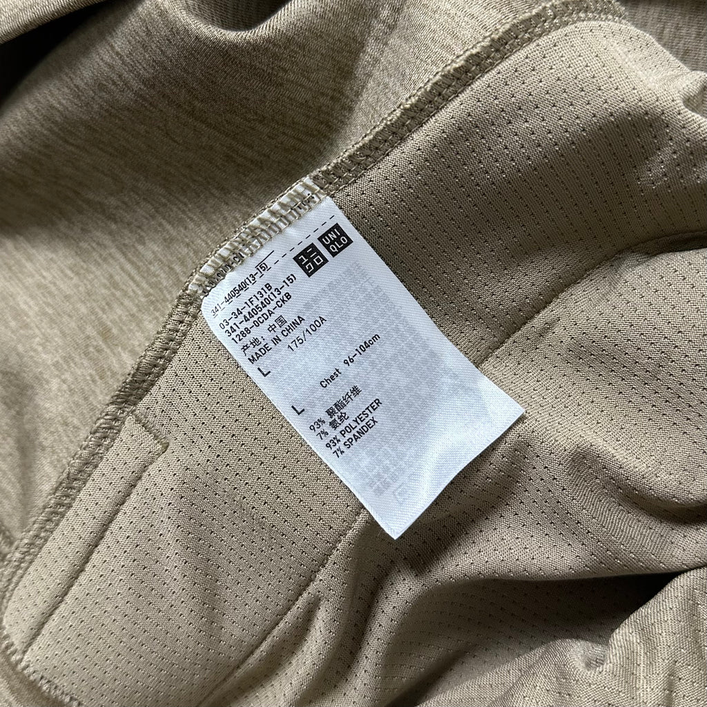 Uniqlo Ultra Dry Stretch Pullover Hoodie in Natural Color (Size Large) — SOLD