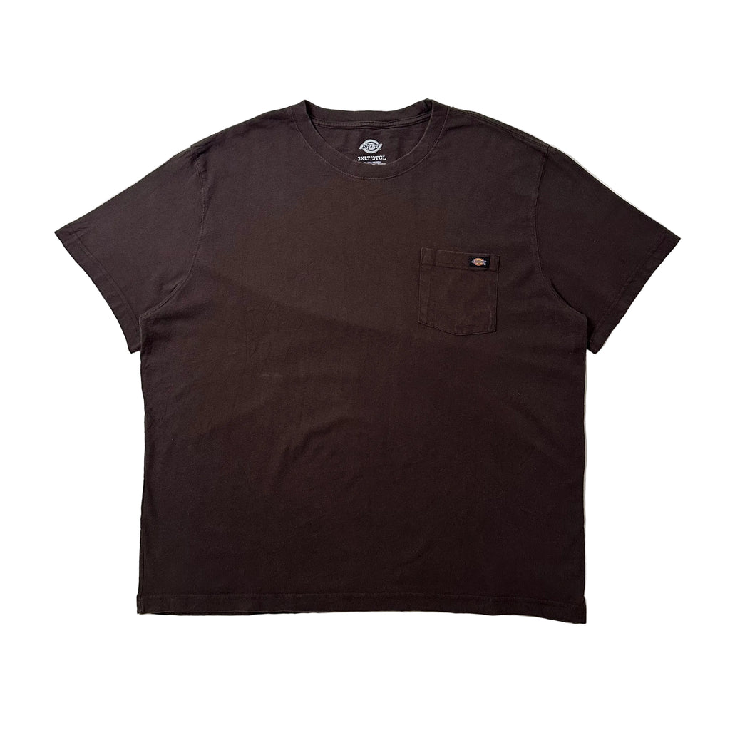 Dickies Pocket T-shirt in Choco Brown (Size 3XL)